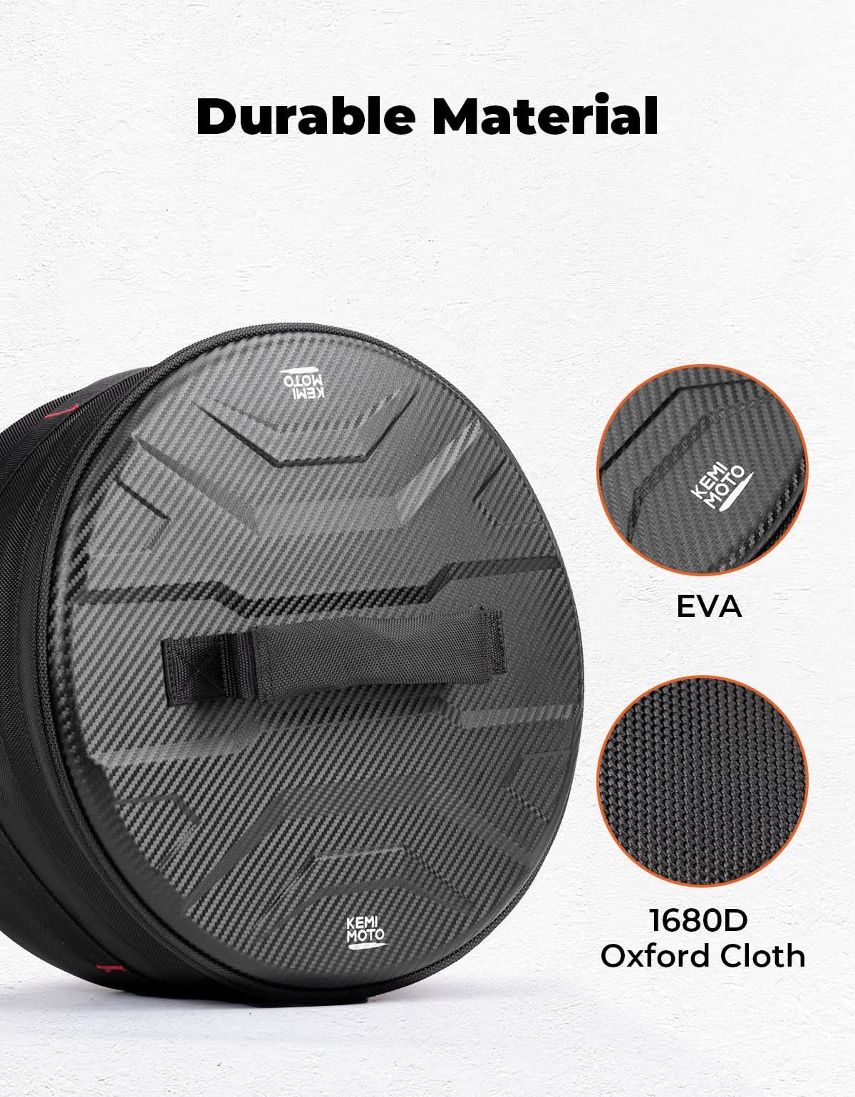 Photo of UTV Spare Tire Storage Bag for Can-Am Maverick X3 Polaris RZR XP 1000 by Kemimoto - Premium for UTVs / Side by Sides