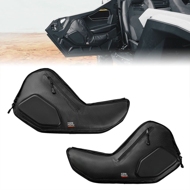 Photo of Kemimoto 6 Q Front Door Bags with Knee Pads for 2025 Polaris RZR by Kemimoto - Premium for UTVs / Side by Sides