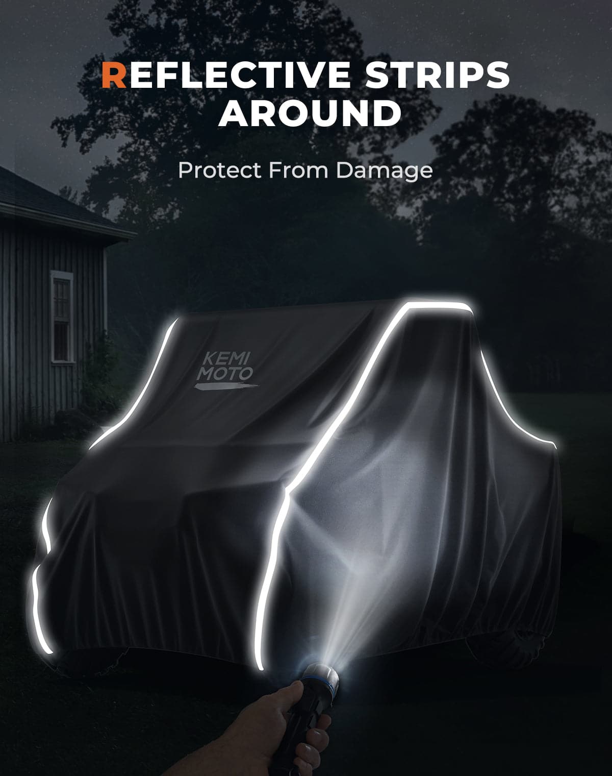 Photo of 2-3 Seaters UTV Cover for Defender / Ranger XP 1000 / Pioneer / UFORCE by Kemimoto - Premium for UTVs / Side by Sides