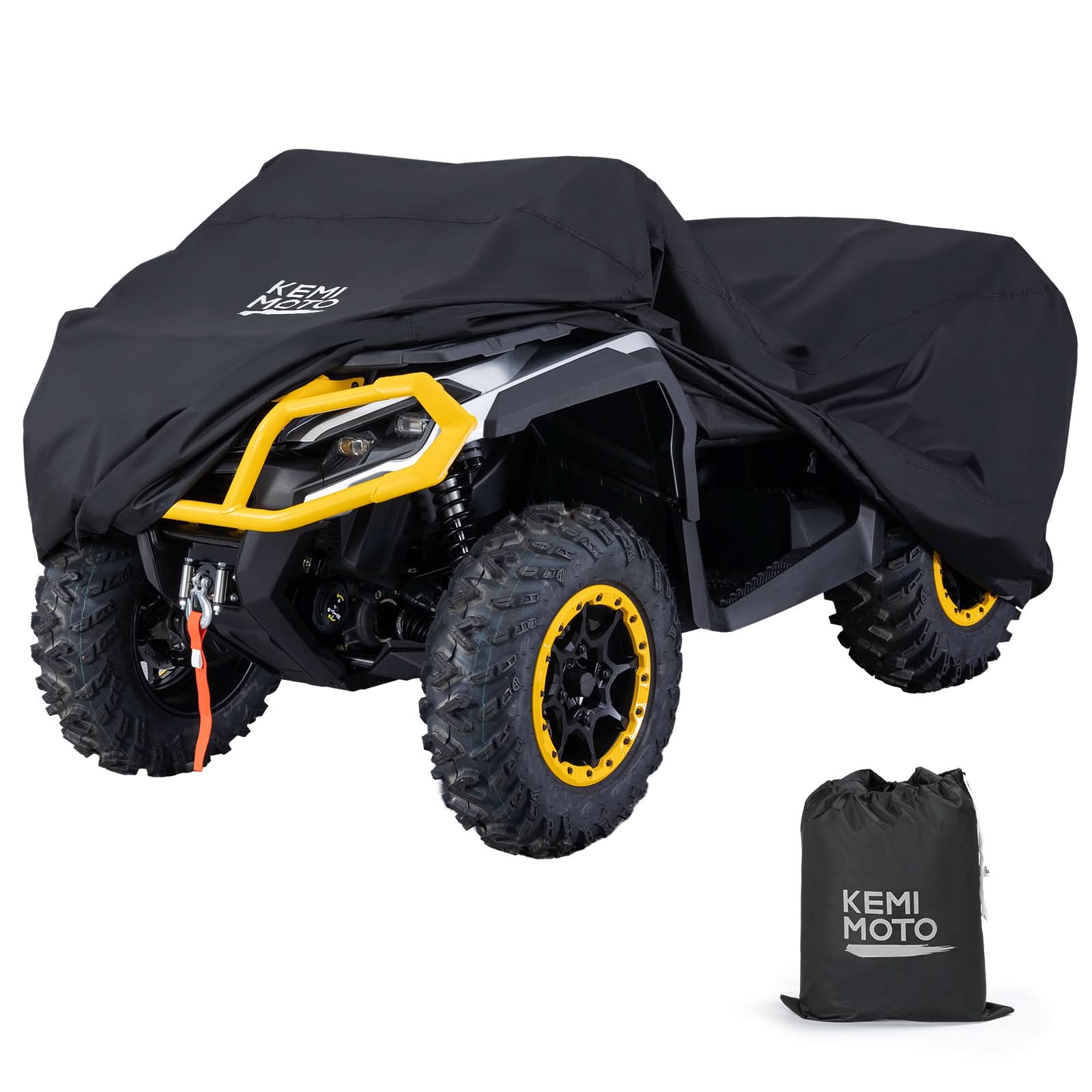 Photo of Universal ATV Waterproof Cover 90'' X 43'' X 46'' by Kemimoto - Premium for UTVs / Side by Sides