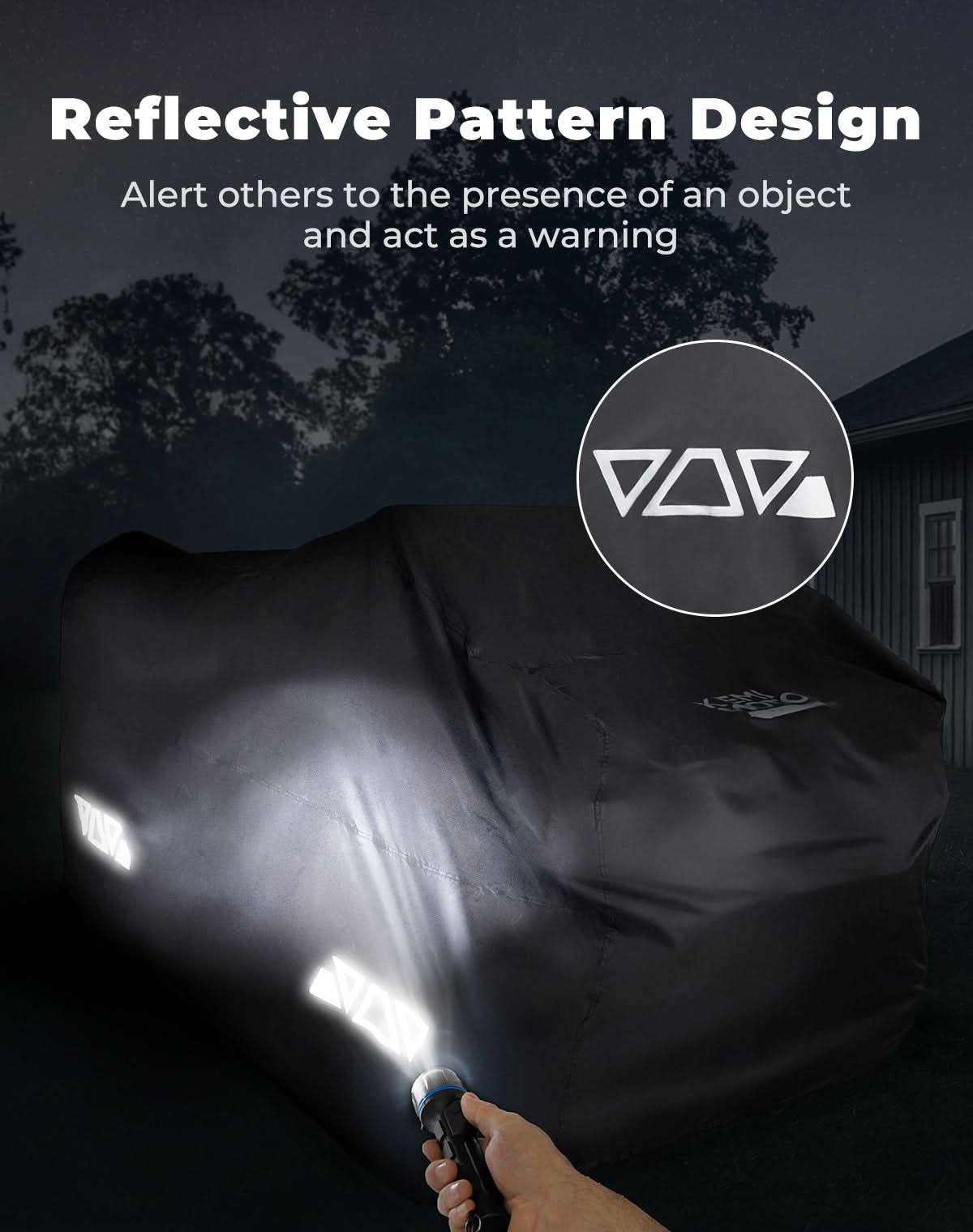 Photo of Universal ATV Waterproof Cover 90'' X 43'' X 46'' by Kemimoto - Premium for UTVs / Side by Sides