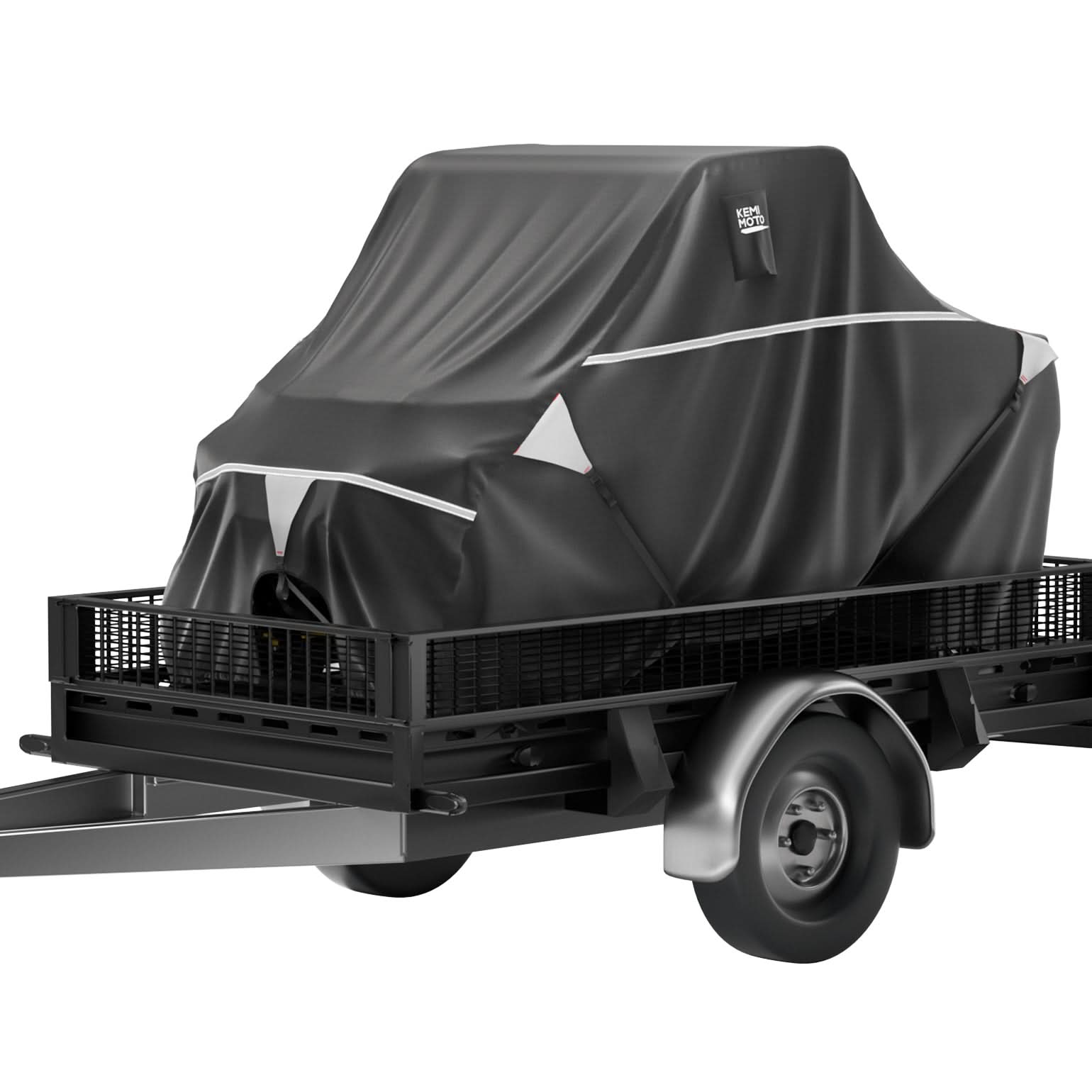 Photo of 2-Seater UTV Trailering Cover for Ranger,Defender, Uforce, Mule by Kemimoto - Premium for UTVs / Side by Sides