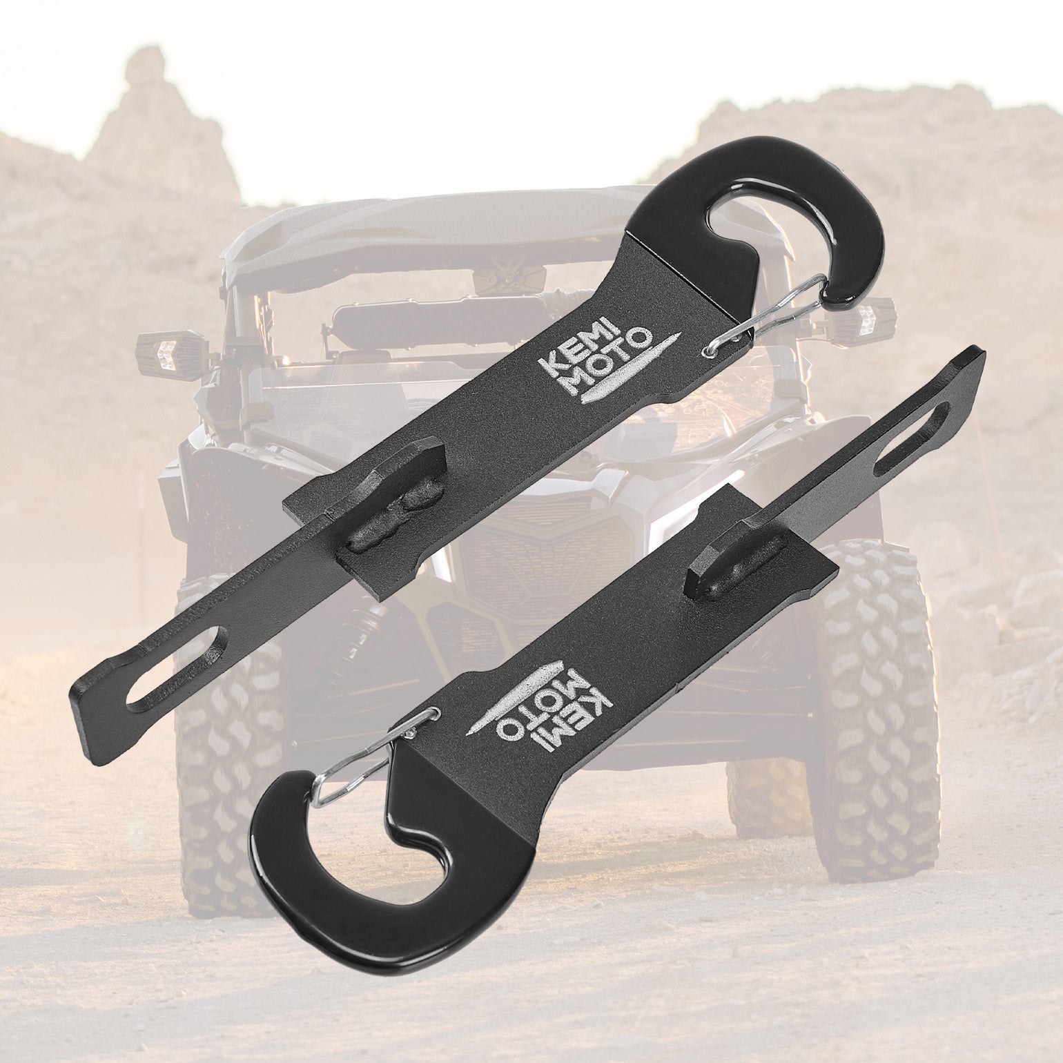 Photo of Kemimoto 1 Pair UTV 7" Anti-Rust Easy Door Latches for Can-Am | Polaris | CFmoto by Kemimoto - Premium for UTVs / Side by Sides