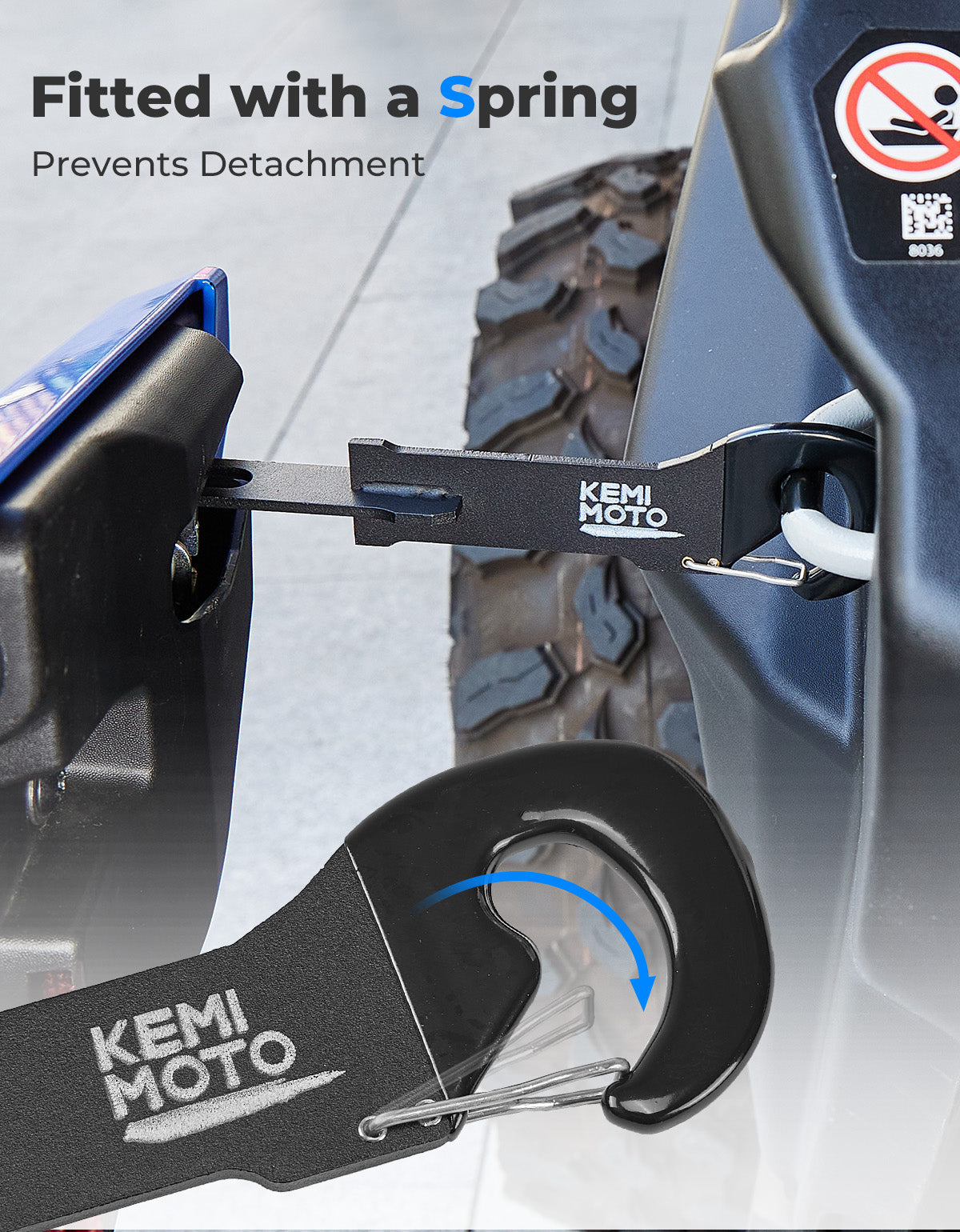 Photo of Kemimoto 1 Pair UTV 7" Anti-Rust Easy Door Latches for Can-Am | Polaris | CFmoto by Kemimoto - Premium for UTVs / Side by Sides
