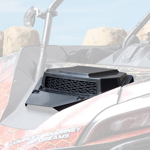Photo of UTV Hood Scoop With Vented Mesh for CFMOTO ZForce 950 2020+ by Kemimoto - Premium for UTVs / Side by Sides
