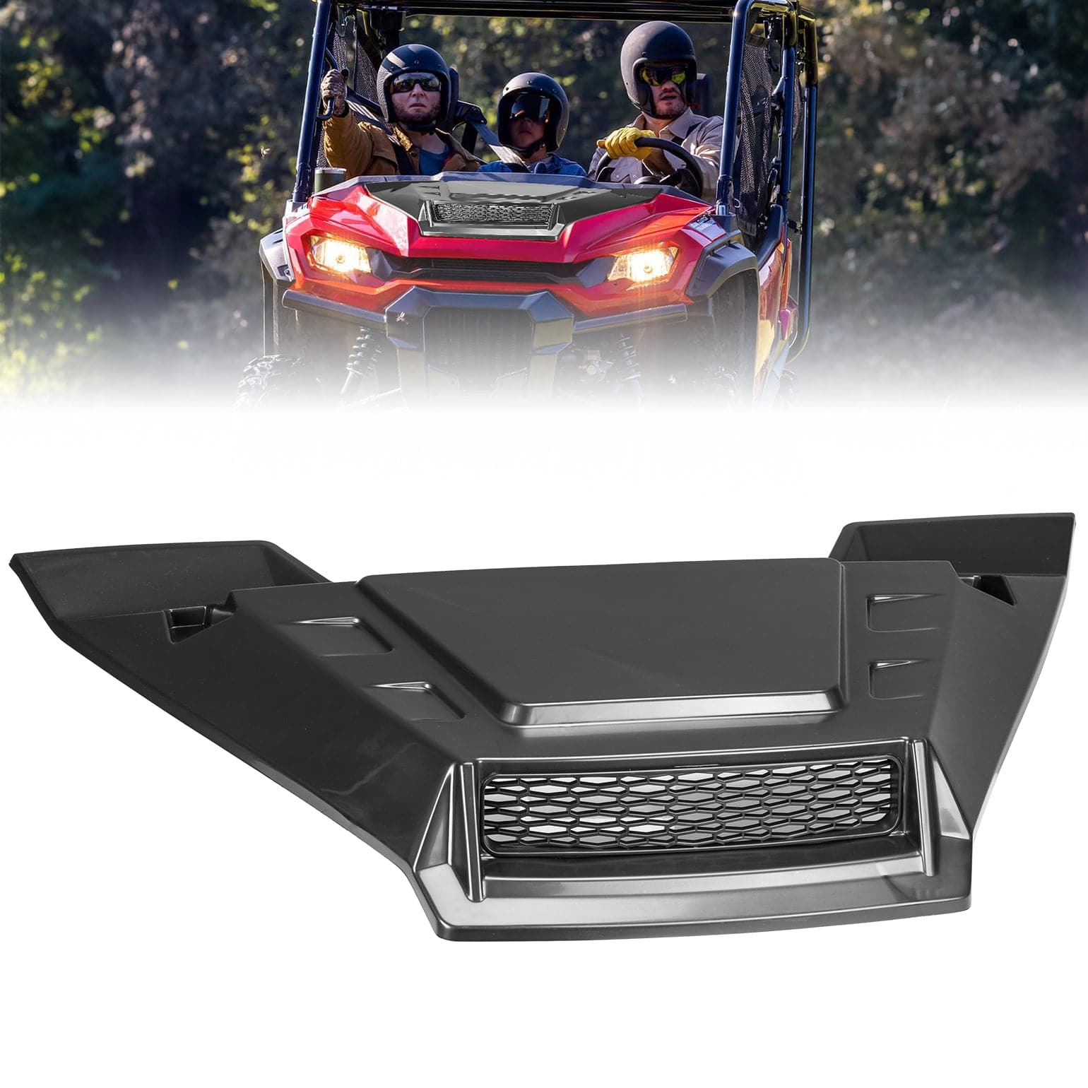 Photo of Sport Hood Scoop with Mesh for Pioneer 1000 2016-2025 by Kemimoto - Premium for UTVs / Side by Sides