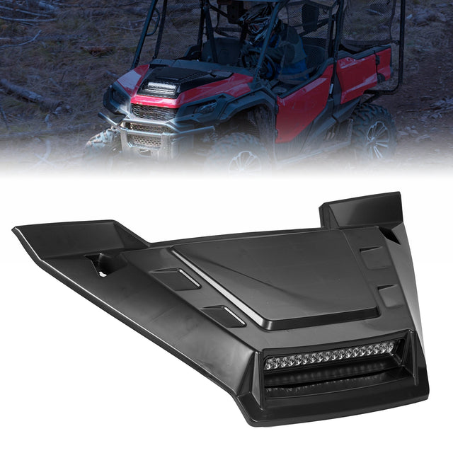 Photo of Sport Hood Scoop with LED Light for Pioneer 1000 3P/5P/6P by Kemimoto - Premium for UTVs / Side by Sides