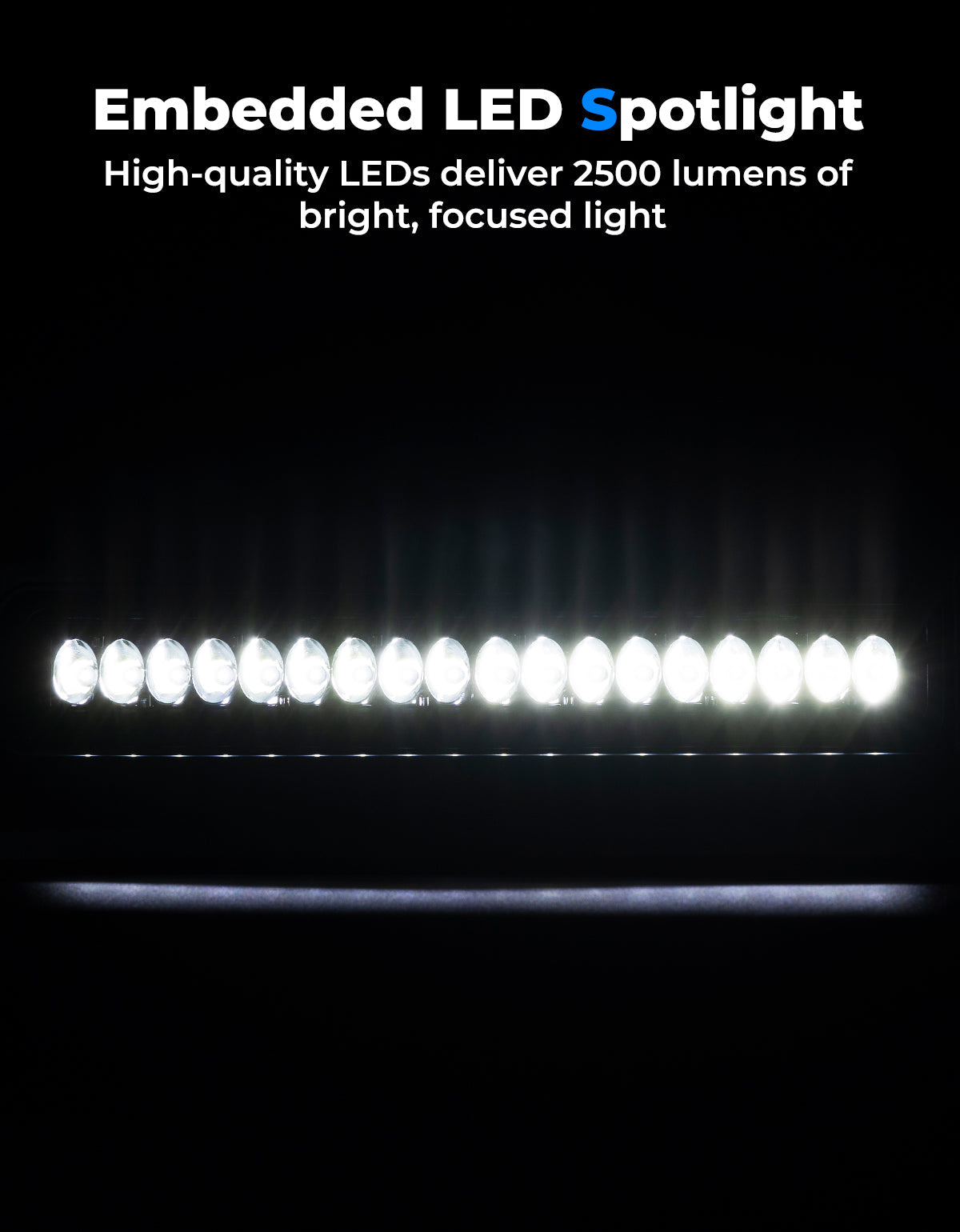 Photo of Sport Hood Scoop with LED Light for Pioneer 1000 3P/5P/6P by Kemimoto - Premium for UTVs / Side by Sides