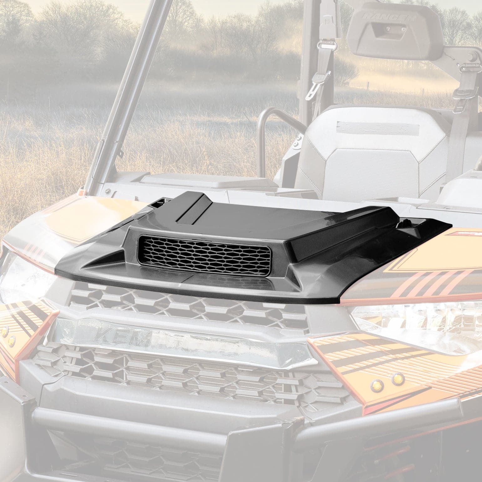 Photo of Kemimoto Hood Scoop for Polaris Ranger XP 1000/ Crew 2018-2024 by Kemimoto - Premium for UTVs / Side by Sides