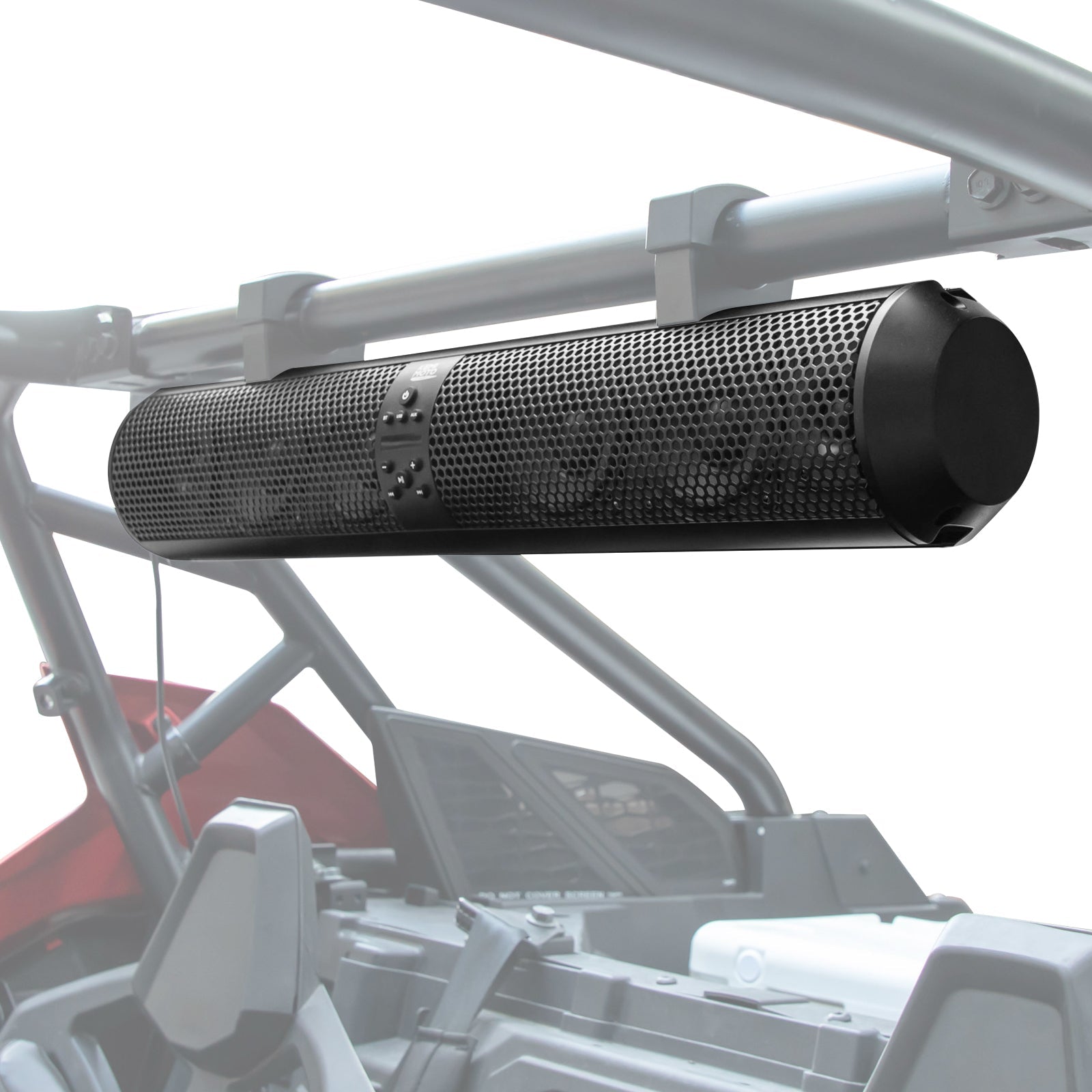 Photo of UTV Bluetooth Sound Bar & Side Rear View Mirrors For 1.75"-2'' UTV Roll Bar by Kemimoto - Premium for UTVs / Side by Sides