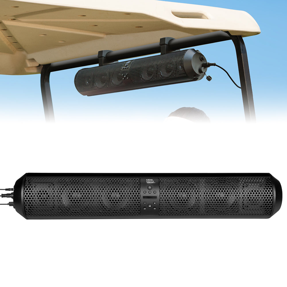 Photo of Kemimoto 6 Speaker UTV Bluetooth Sound Bar for Golf Carts by Kemimoto - Premium for UTVs / Side by Sides