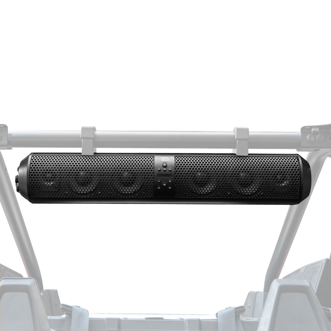 Photo of 6 Speaker UTV Bluetooth Sound Bar for Can Am Maverick/X3/ Trail/ Defender/ Commander by Kemimoto - Premium for UTVs / Side by Sides