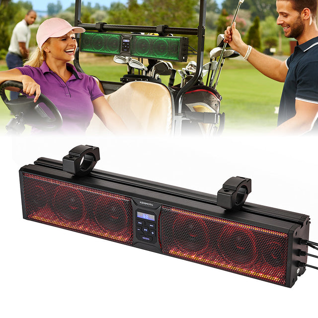 Photo of Kemimoto 6 Speaker 26 Inch RGB Bluetooth Sound Bar for Golf Carts by Kemimoto - Premium for UTVs / Side by Sides