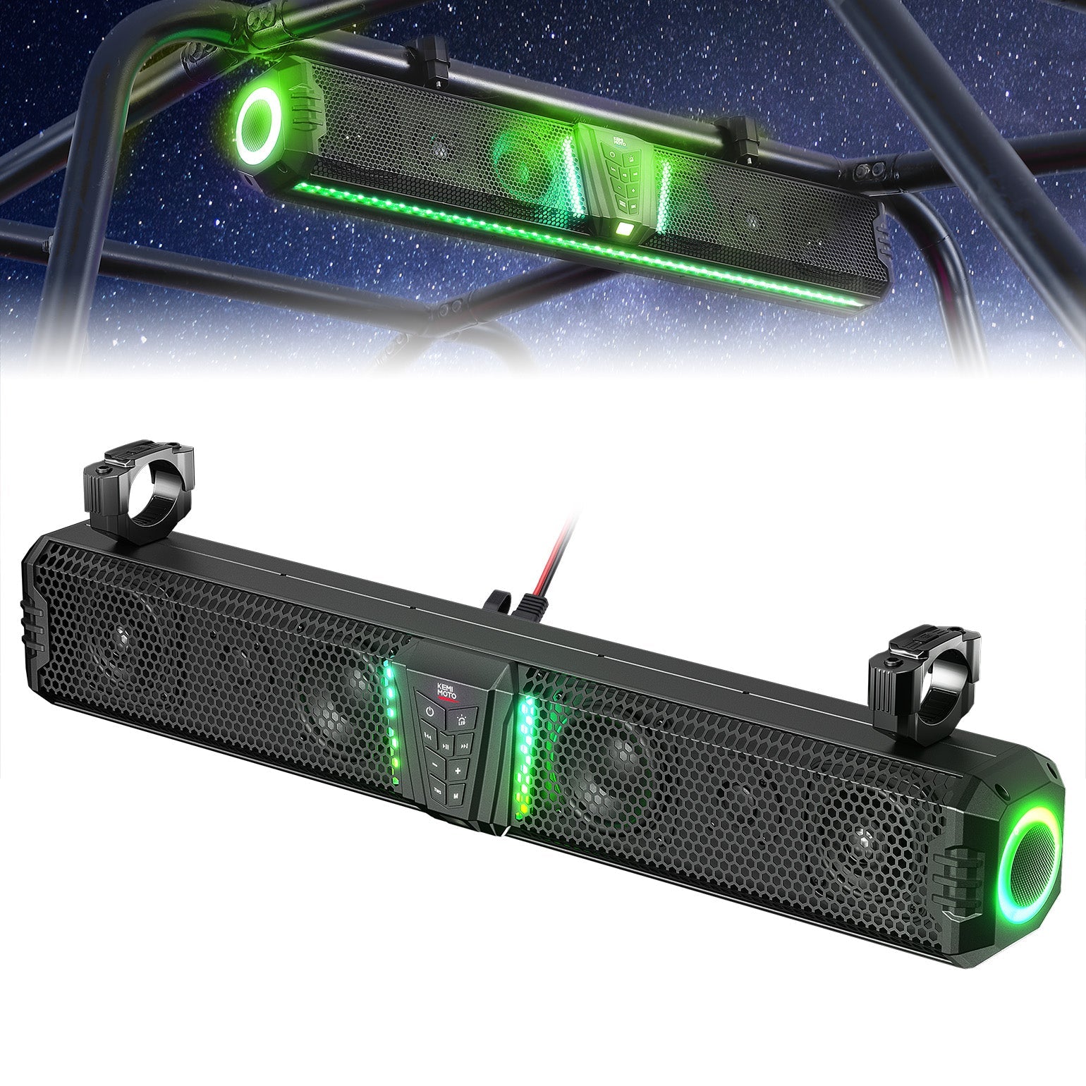Photo of KEMIMOTO Midnight 80 32-inch 6-Speaker RGB UTV Sound Bar by Kemimoto - Premium for UTVs / Side by Sides