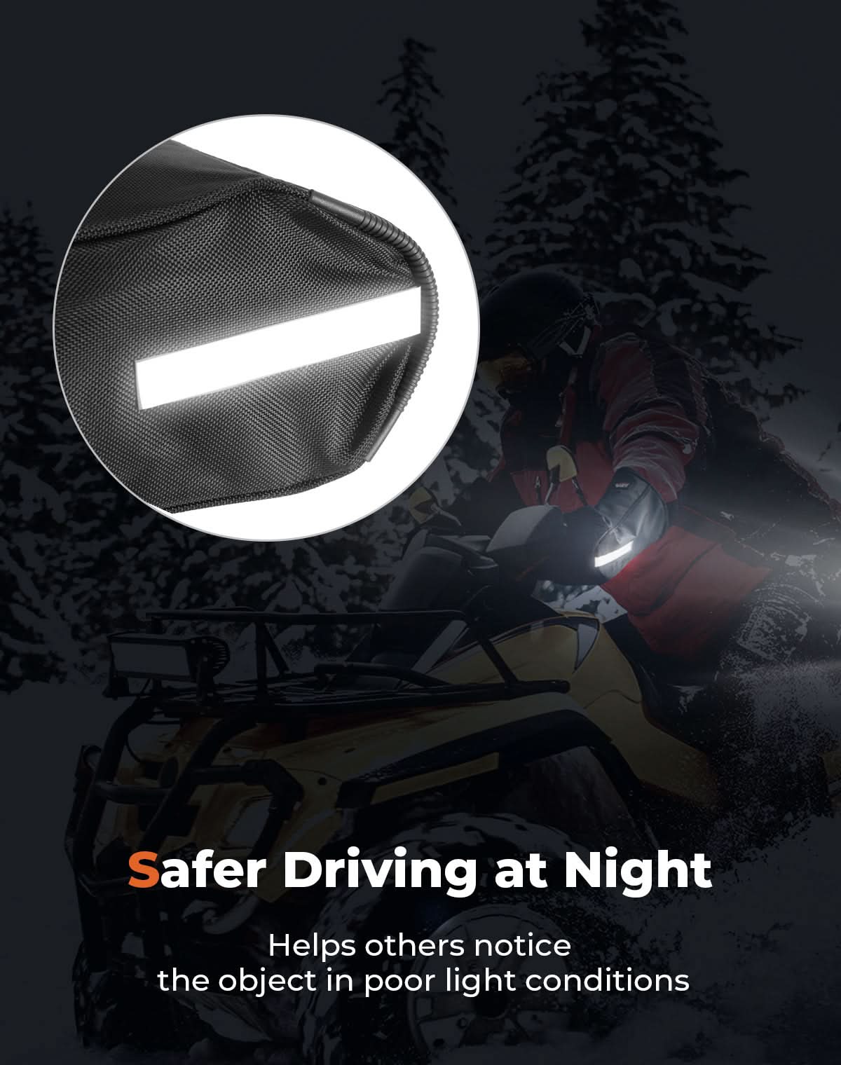 Photo of Upgraded ATV Waterproof Gloves for Motorcycle Sportsman Grizzly Scrambler FourTrax by Kemimoto - Premium for UTVs / Side by Sides