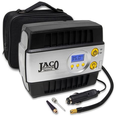Photo of SmartPro™ 12v Digital Tire Inflator Pump - 100 PSI | Portable Tire Air Compressor by JACO - Premium 12V Tire Inflator for UTVs / Side by Sides
