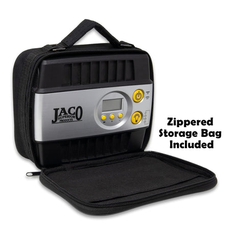 Photo of SmartPro™ 12v Digital Tire Inflator Pump - 100 PSI | Portable Tire Air Compressor by JACO - Premium 12V Tire Inflator for UTVs / Side by Sides