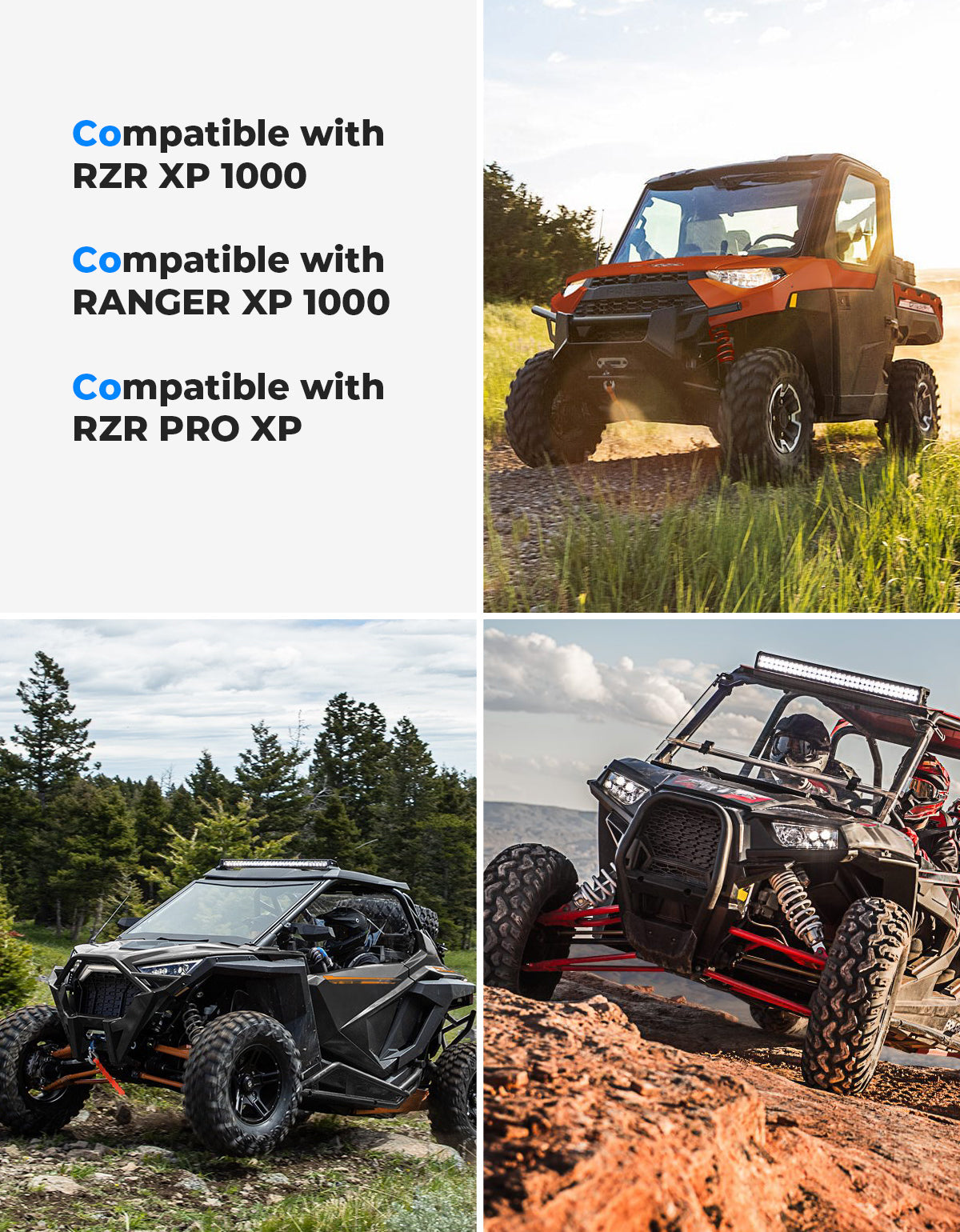 Photo of Parking Brake Thingy Kit for Polaris RZR XP 1000/ RZR PRO XP/ Ranger XP 1000 by Kemimoto - Premium for UTVs / Side by Sides