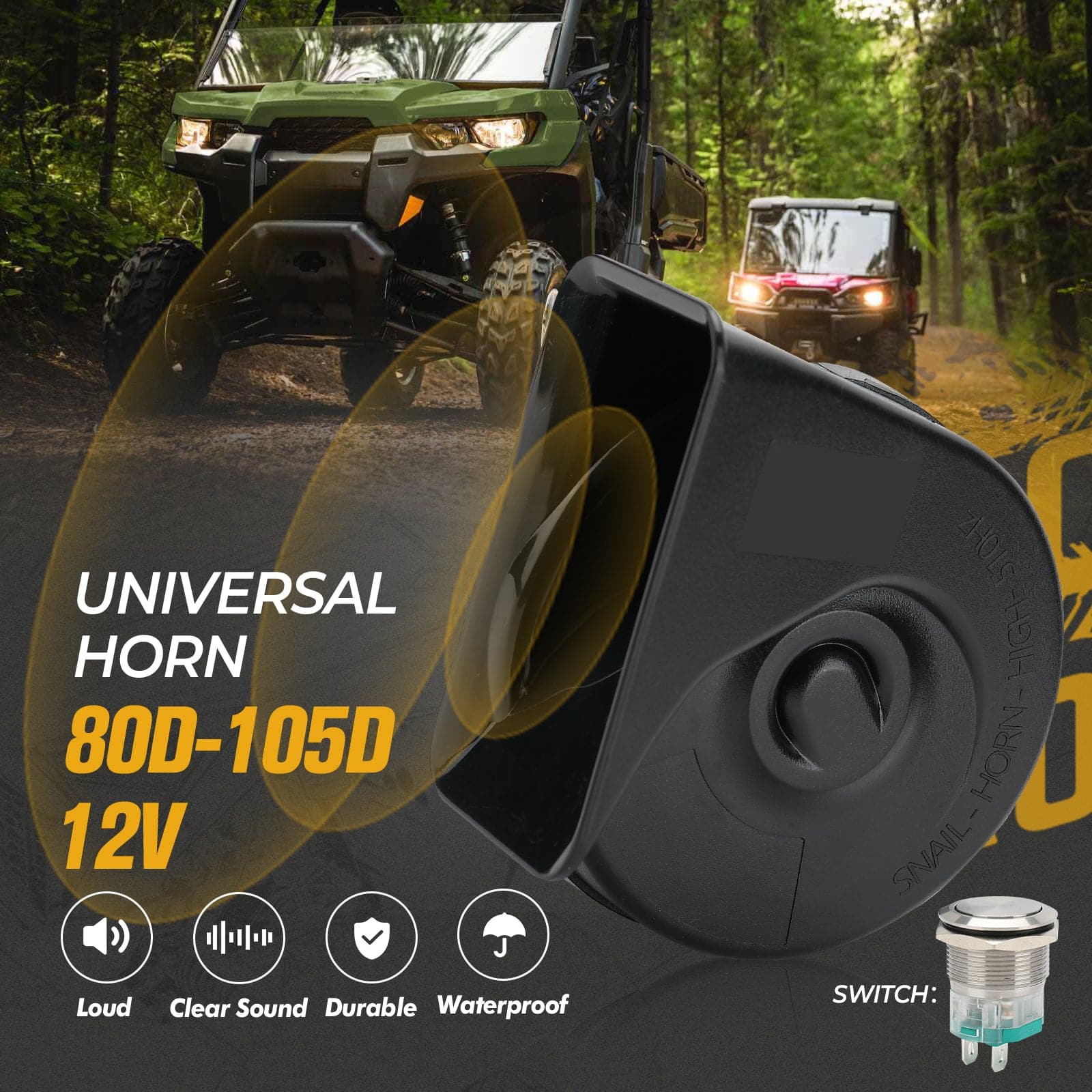 Photo of UTV Universal Turn Signal Kit by Kemimoto - Premium for UTVs / Side by Sides