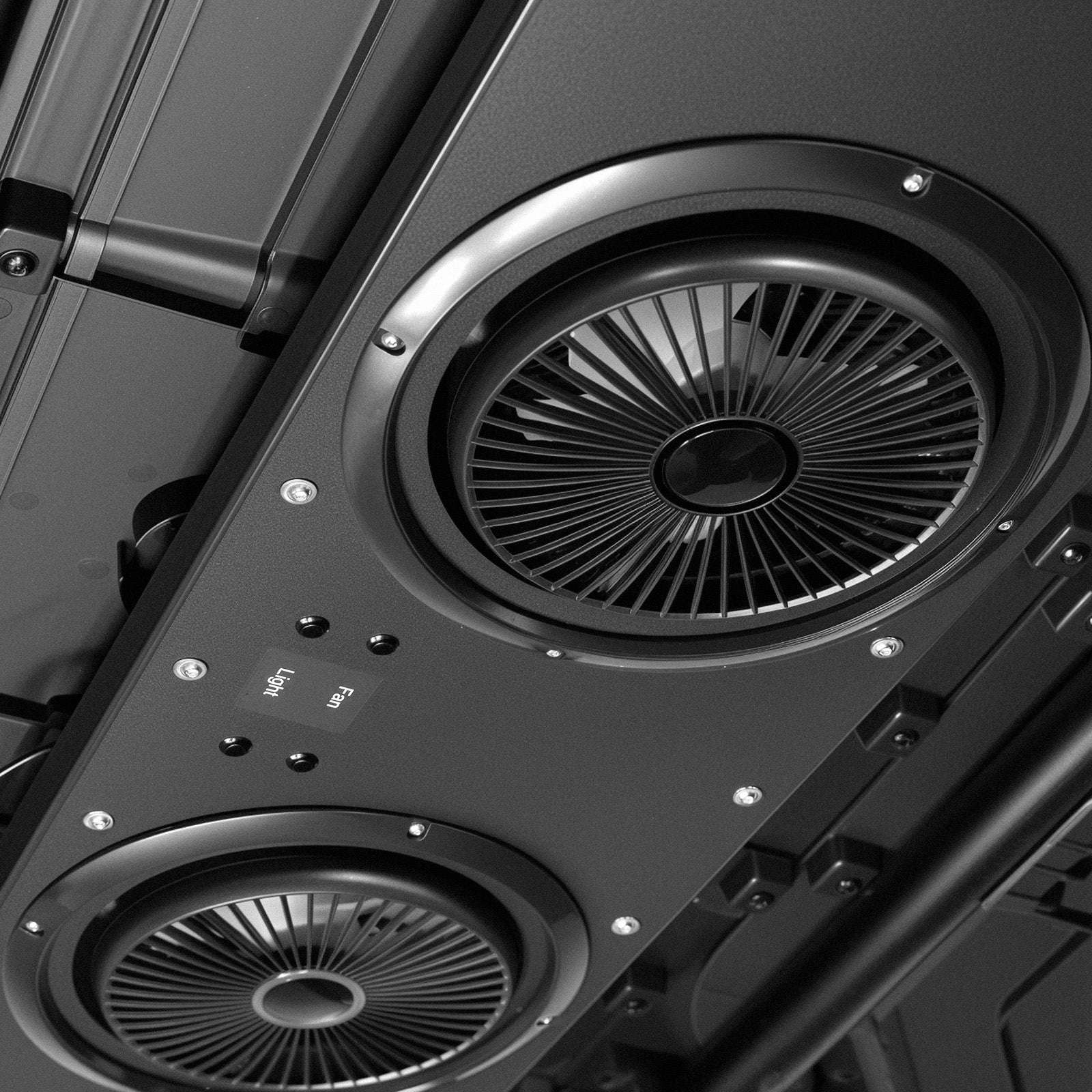 Photo of Overhead Fan for UTV with 57-41 inch Roof Width for Can-Am Polaris CFmoto by Kemimoto - Premium for UTVs / Side by Sides