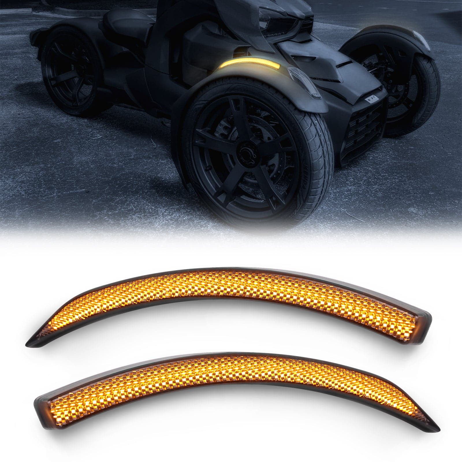 Photo of 2 PCS Front Fender LED Light For Can-Am Ryker 600, 900 by Kemimoto - Premium for UTVs / Side by Sides