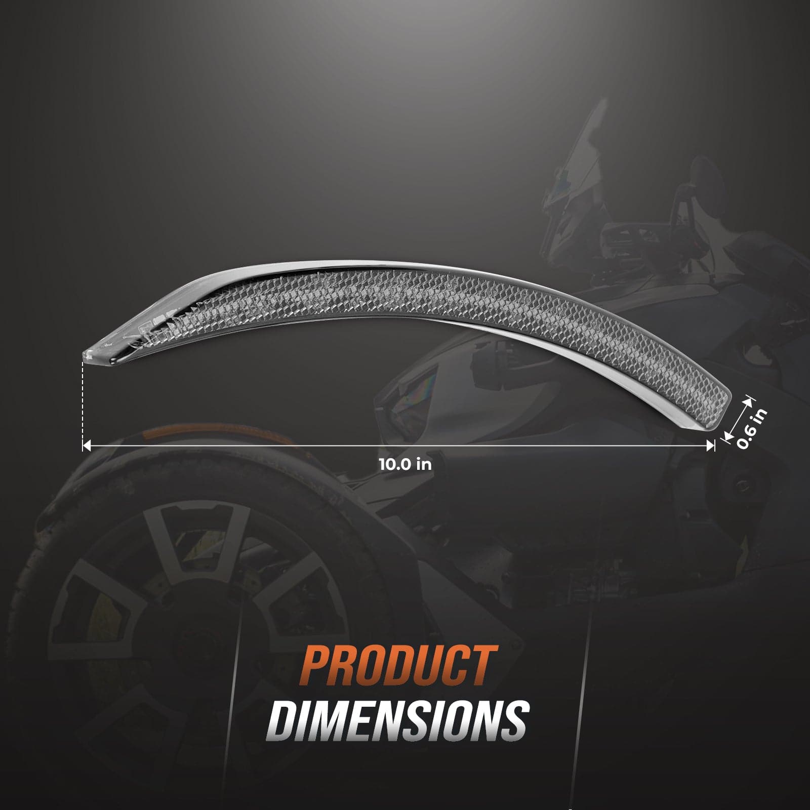 Photo of 2 PCS Front Fender LED Light For Can-Am Ryker 600, 900 by Kemimoto - Premium for UTVs / Side by Sides