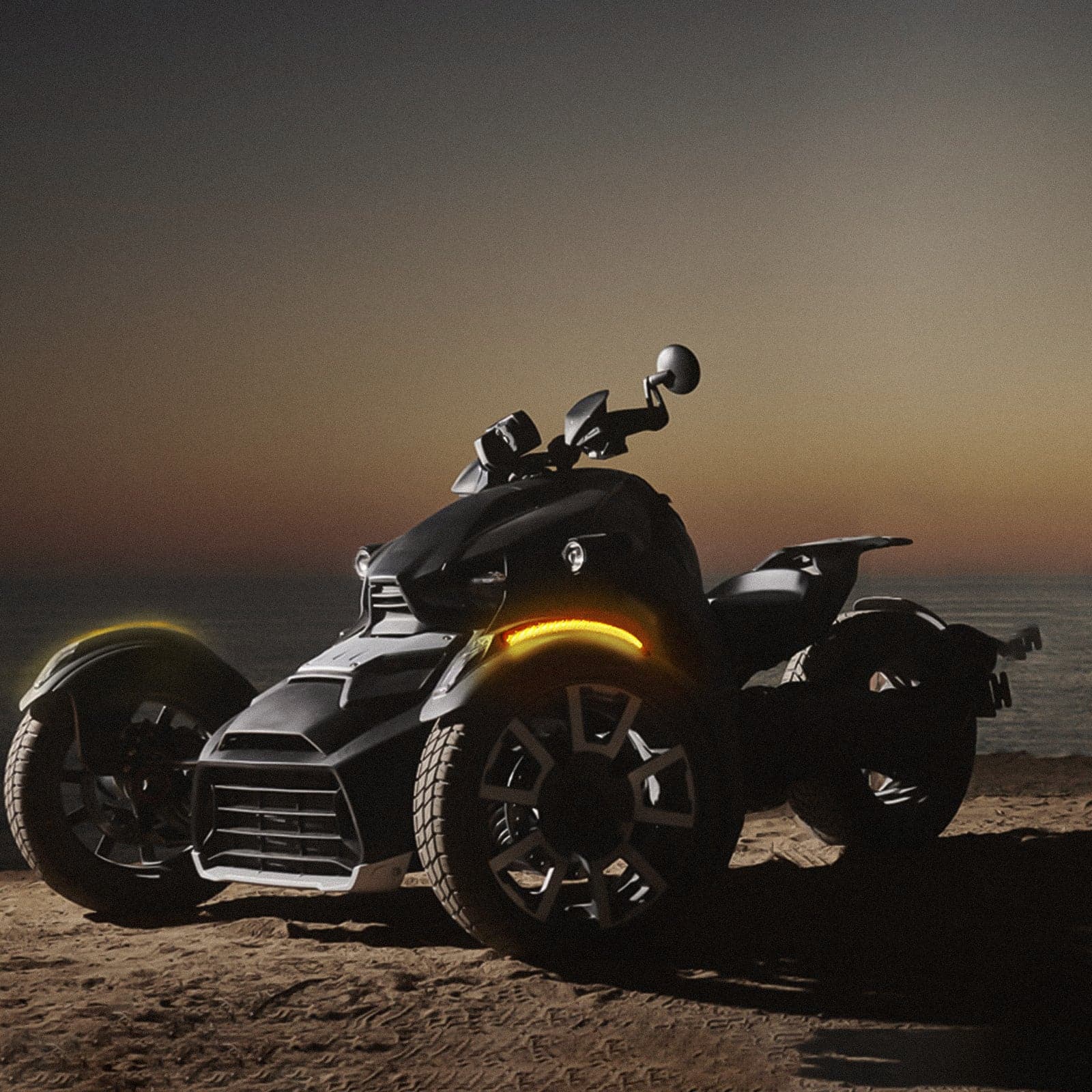 Photo of 2 PCS Front Fender LED Light For Can-Am Ryker 600, 900 by Kemimoto - Premium for UTVs / Side by Sides