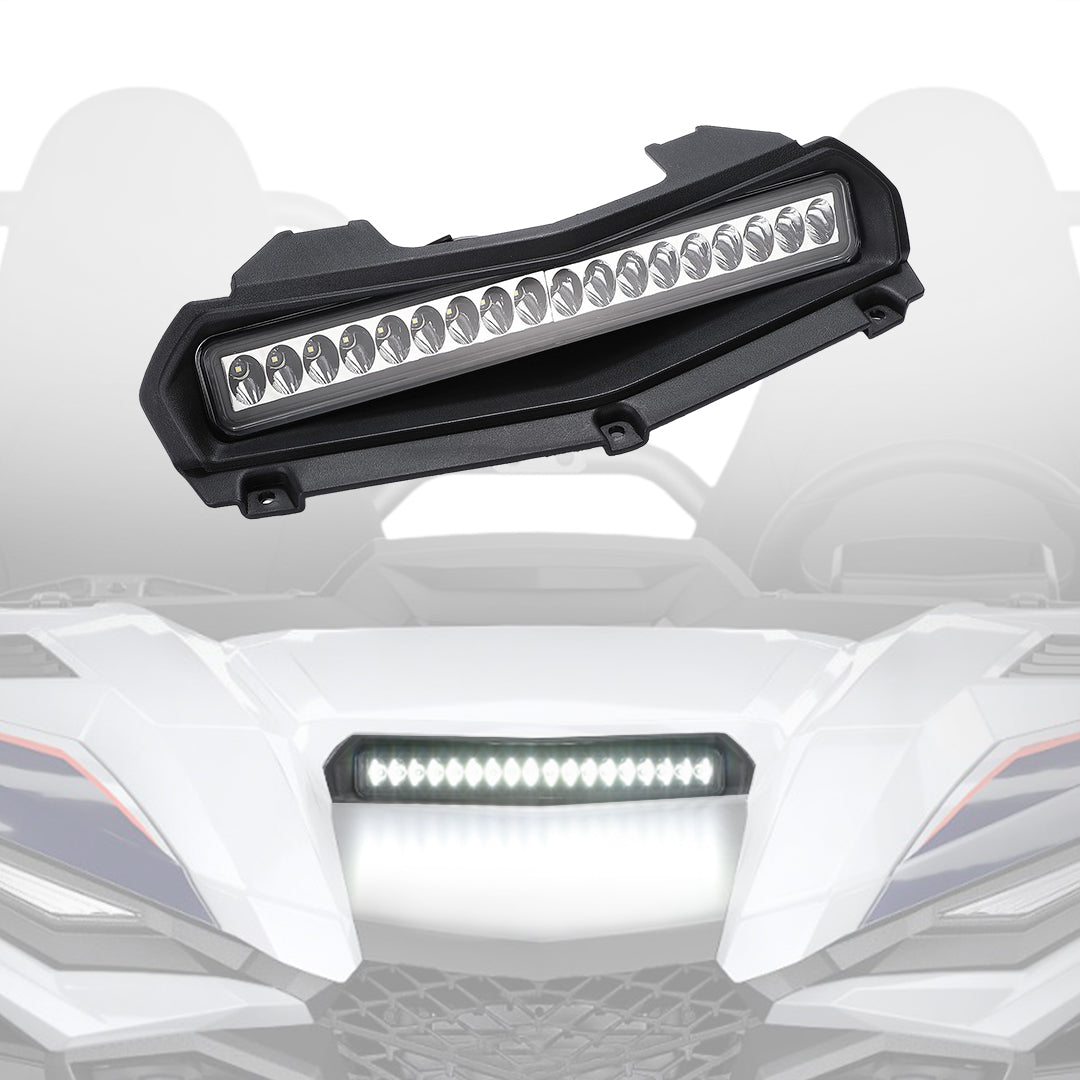 Photo of LED Hood Scoop Light for Yamaha Wolverine Rmax X2/X4 1000 2021-2023 by Kemimoto - Premium for UTVs / Side by Sides