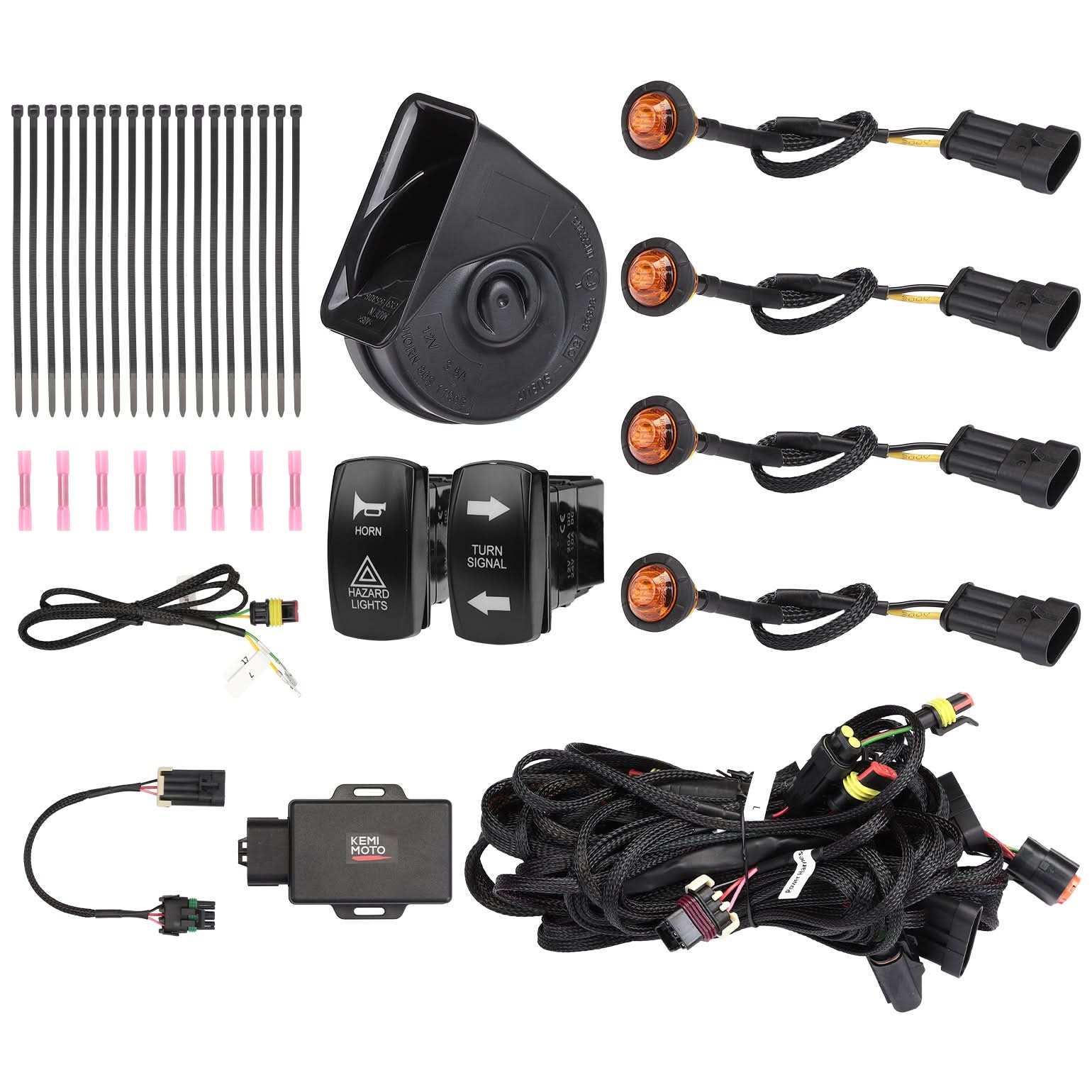Photo of KEMIMOTO Turn Signal Kit For 2020+ Can-Am Defender by Kemimoto - Premium for UTVs / Side by Sides