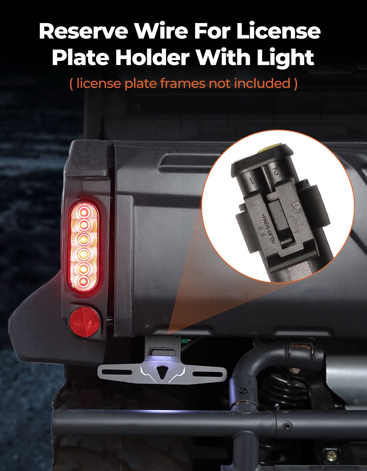 Photo of KEMIMOTO Turn Signal Kit For 2020+ Can-Am Defender by Kemimoto - Premium for UTVs / Side by Sides