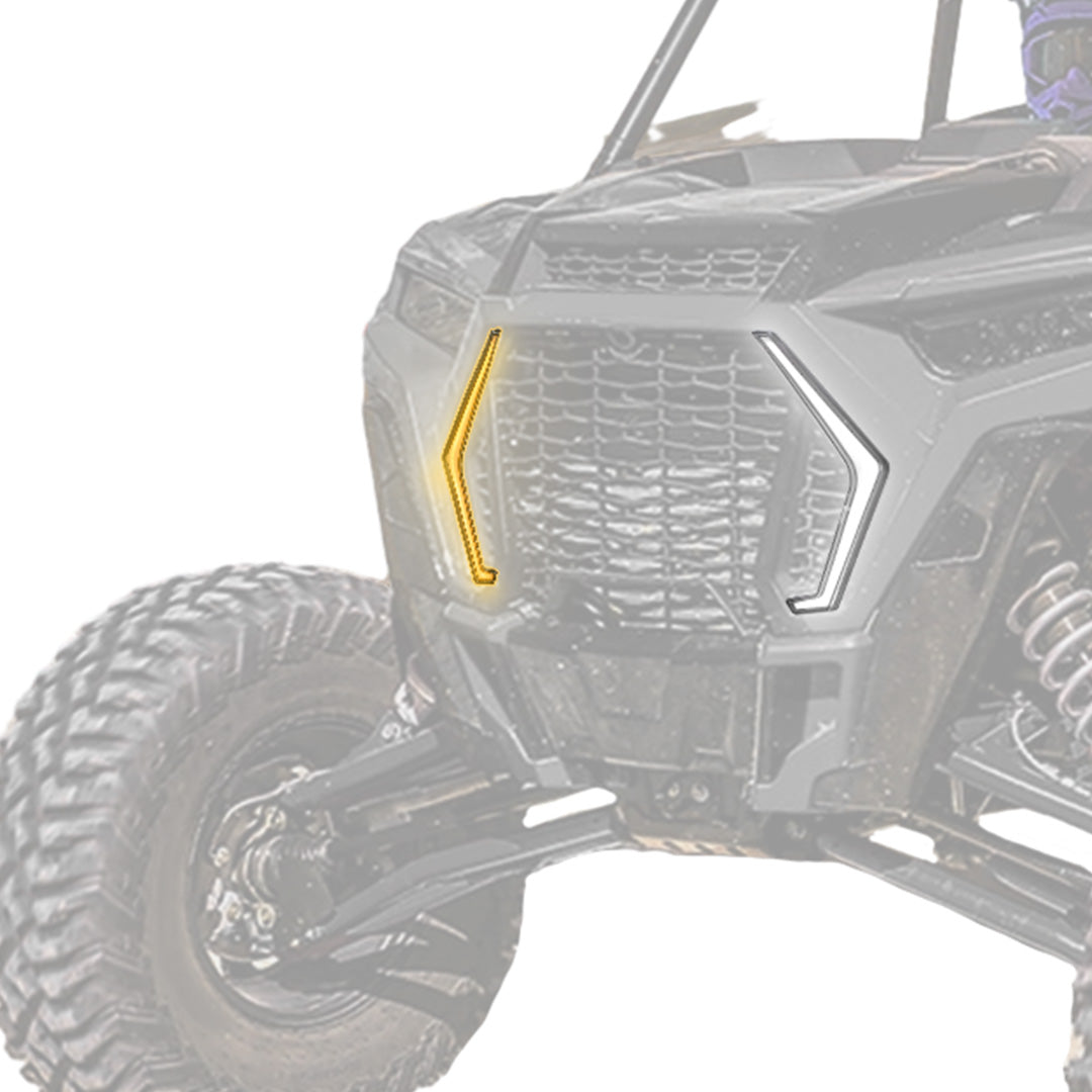 Photo of UTV Front Turn Fang Light Set Fit 2019+ Polaris RZR XP 1000/ Turbo S by Kemimoto - Premium for UTVs / Side by Sides