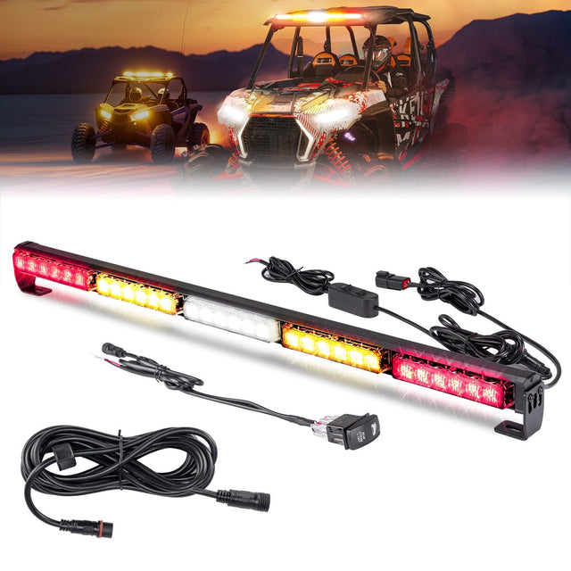 Photo of 30 inch UTV Chase Light Bar for Can-Am | Polaris | CFmoto | Kawasaki by Kemimoto - Premium for UTVs / Side by Sides