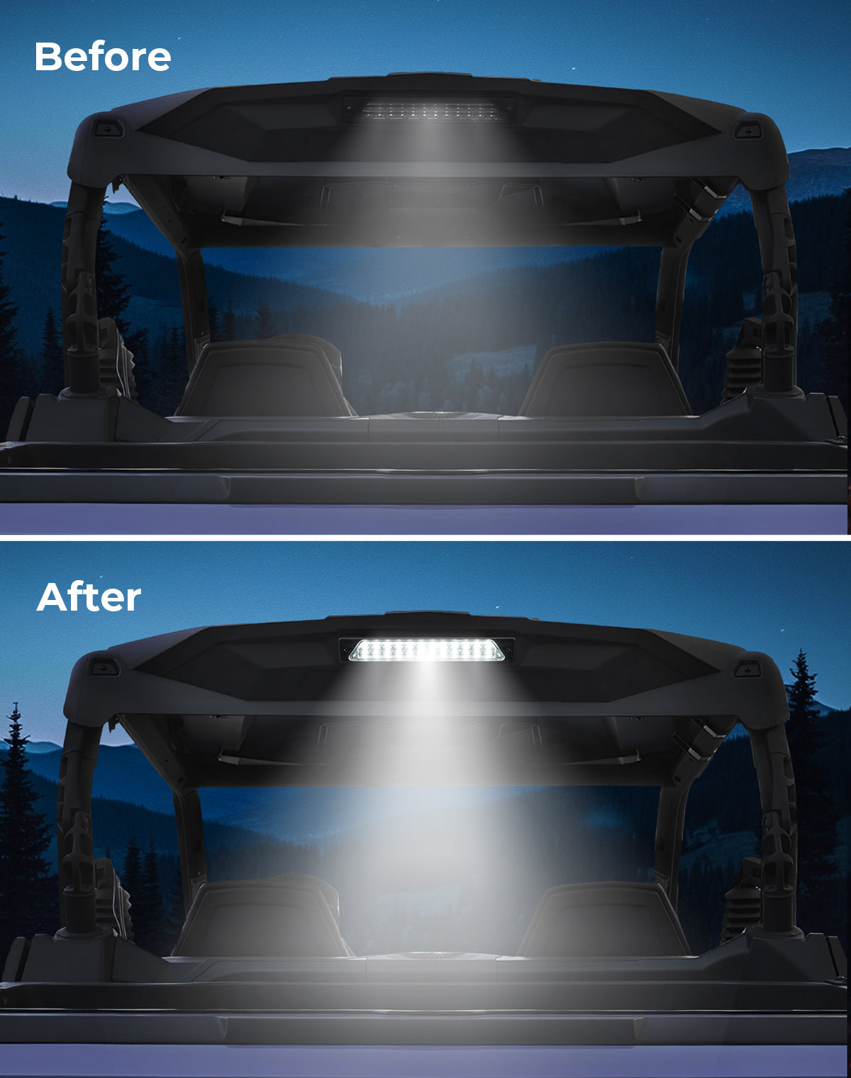 Photo of UTV Rear Cargo Bed Light for Can-Am Commander | Maverick Trail Sport by Kemimoto - Premium for UTVs / Side by Sides