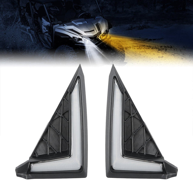 Photo of Turn Signal Fang Lights for Wolverine X2 X4 850 1000 2018-2024 by Kemimoto - Premium for UTVs / Side by Sides