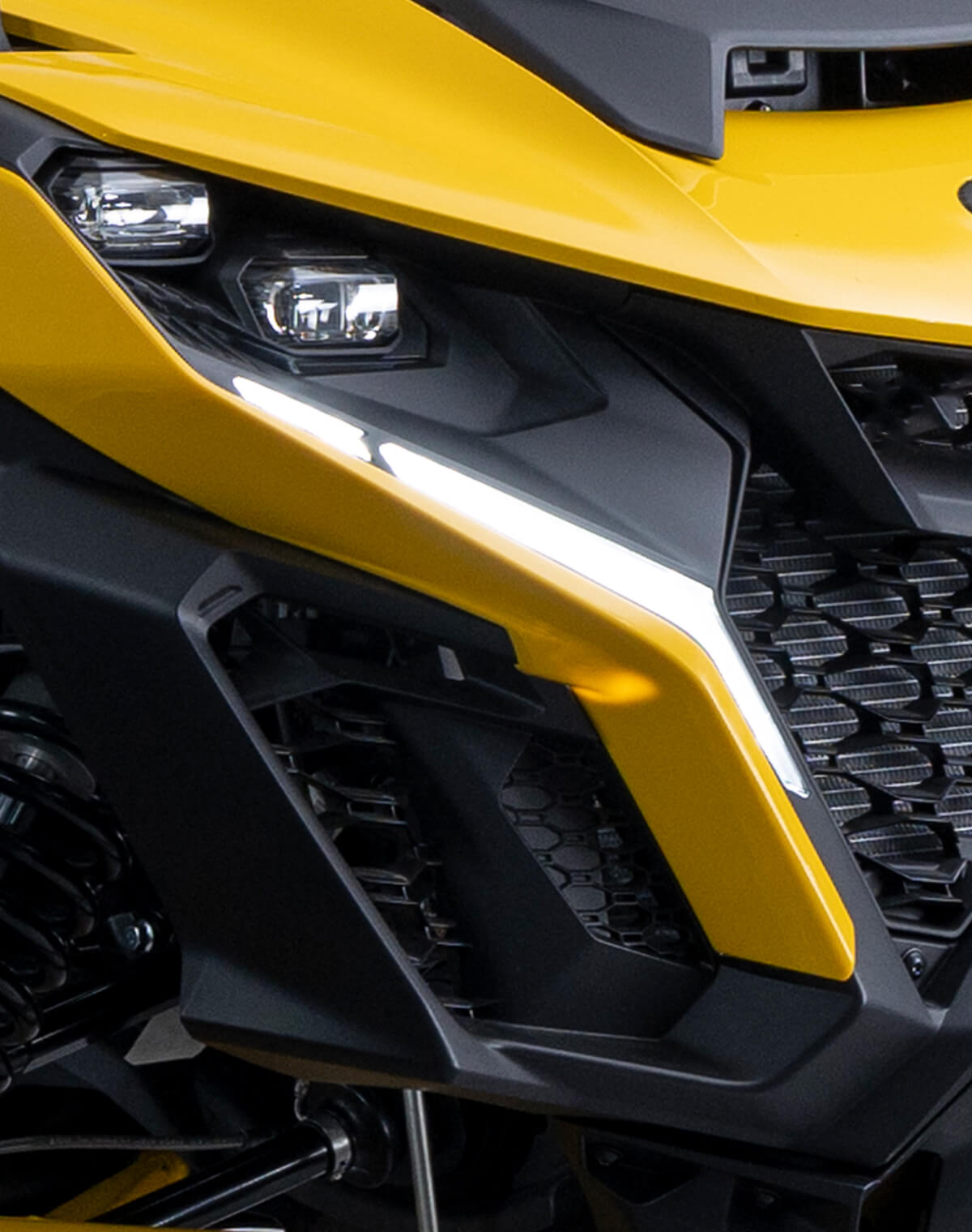 Photo of Turn Signal Fang Lights for Can-Am Maverick R 2024+ by Kemimoto - Premium for UTVs / Side by Sides