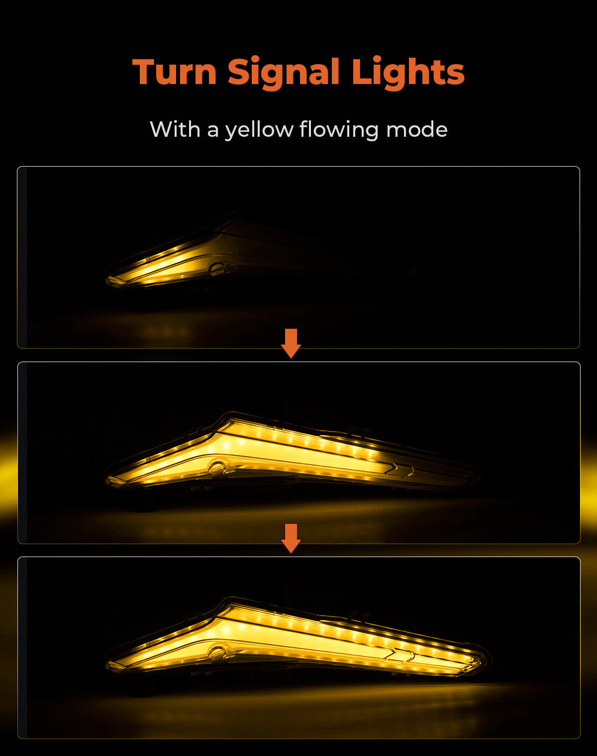 Photo of Turn Signal Fang Lights for Can-Am Maverick R 2024+ by Kemimoto - Premium for UTVs / Side by Sides
