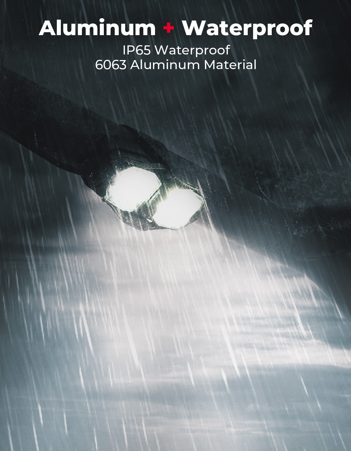 Photo of UTV Aluminum Waterproof Dome Light 600mAh Rechargeable for 1.5"-2" Roll Bar by Kemimoto - Premium for UTVs / Side by Sides
