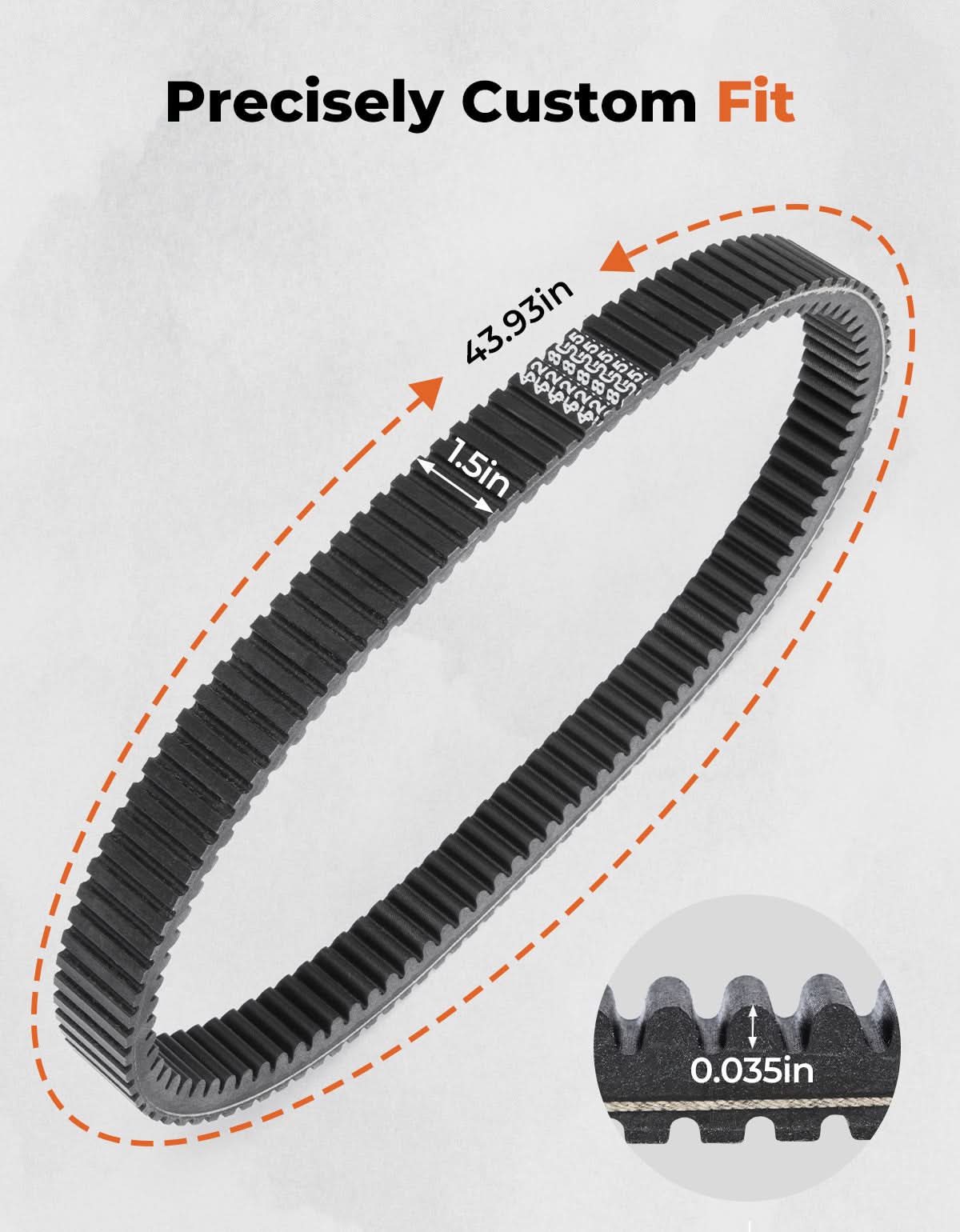 Photo of KEMIMOTO Upgraded X3 Drive Belt for Can-Am Maverick X3 and MAX by Kemimoto - Premium for UTVs / Side by Sides