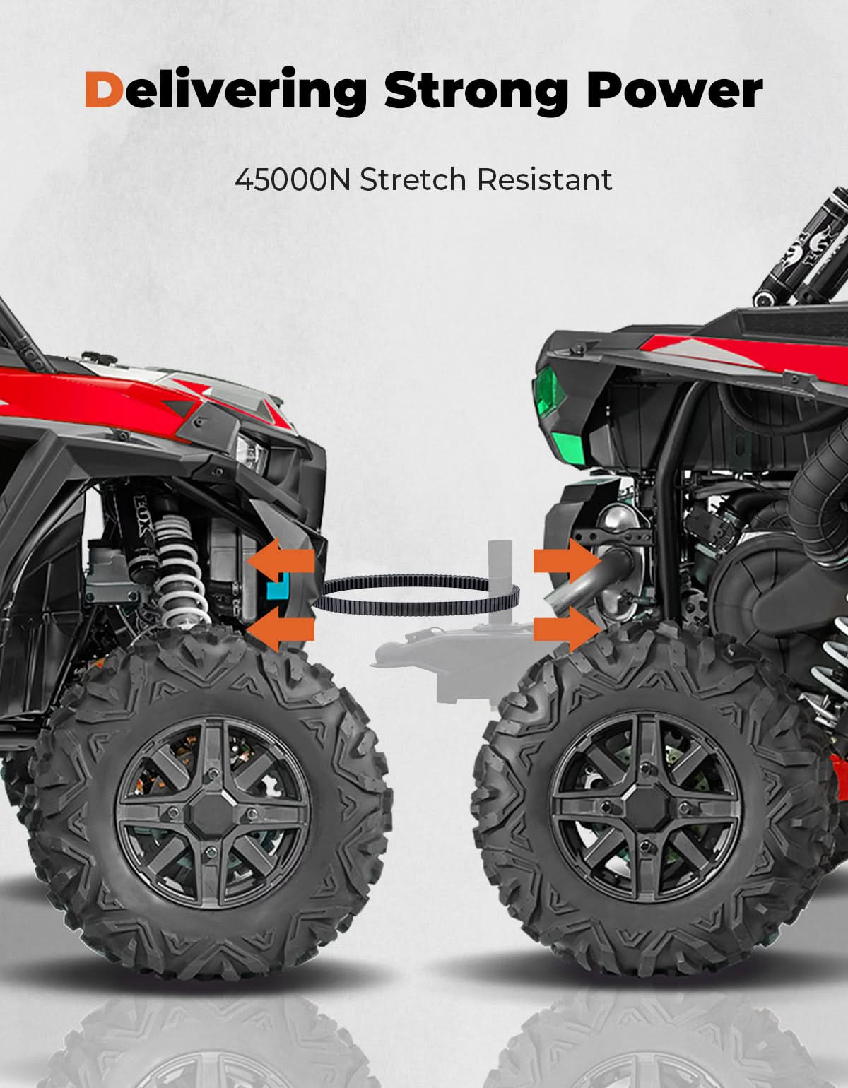 Photo of KEMIMOTO Upgraded X3 Drive Belt for Can-Am Maverick X3 and MAX by Kemimoto - Premium for UTVs / Side by Sides