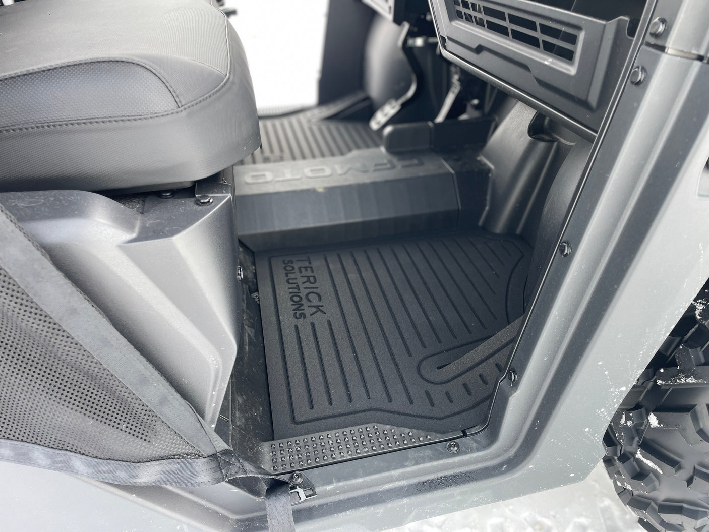 Photo of CFMOTO UFORCE 800XL Rubber Floor Mats by Terick Solutions - Premium UTV Rubber floor mats for UTVs / Side by Sides