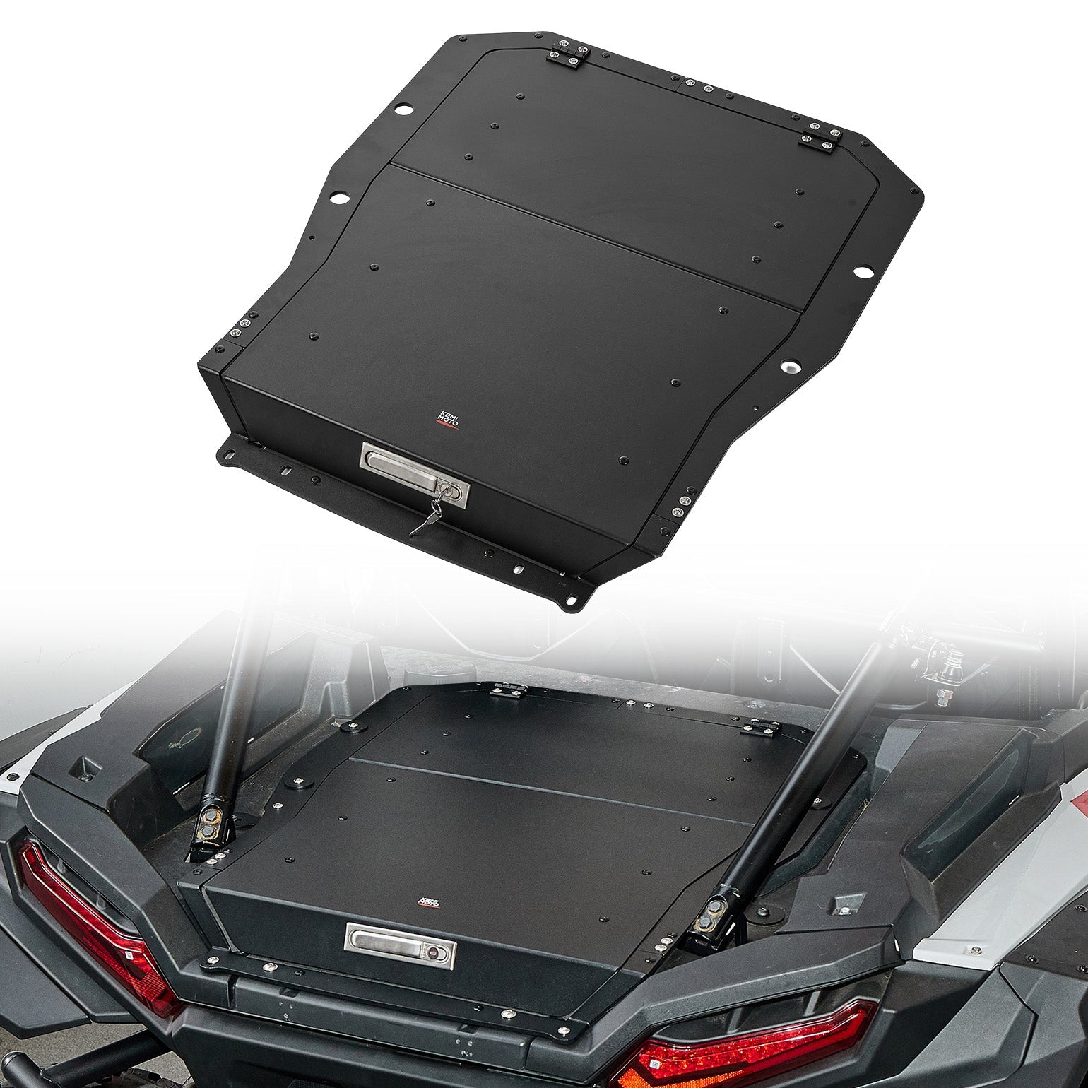 Photo of Trunk Bed Enclosure for 2024+ Polaris RZR XP 1000/4 1000 by Kemimoto - Premium for UTVs / Side by Sides