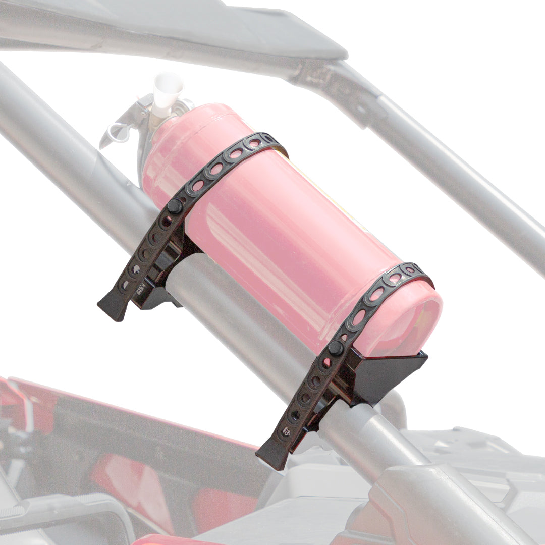 Photo of UTV Fire Extinguisher Holder Fit Polaris RZR, Can Am X3, Kawasaki Teryx by Kemimoto - Premium for UTVs / Side by Sides