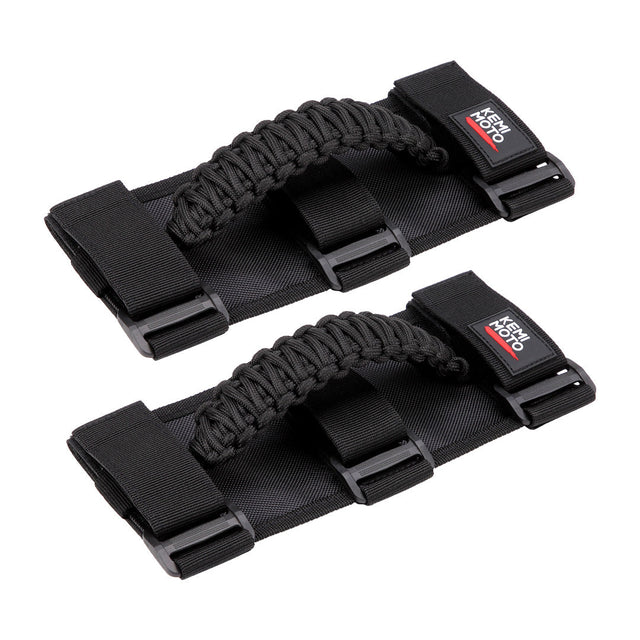 Photo of UTV Universal Heavy Duty Grips, Grab Handle Fit 1.5-2” Roll Bar by Kemimoto - Premium for UTVs / Side by Sides