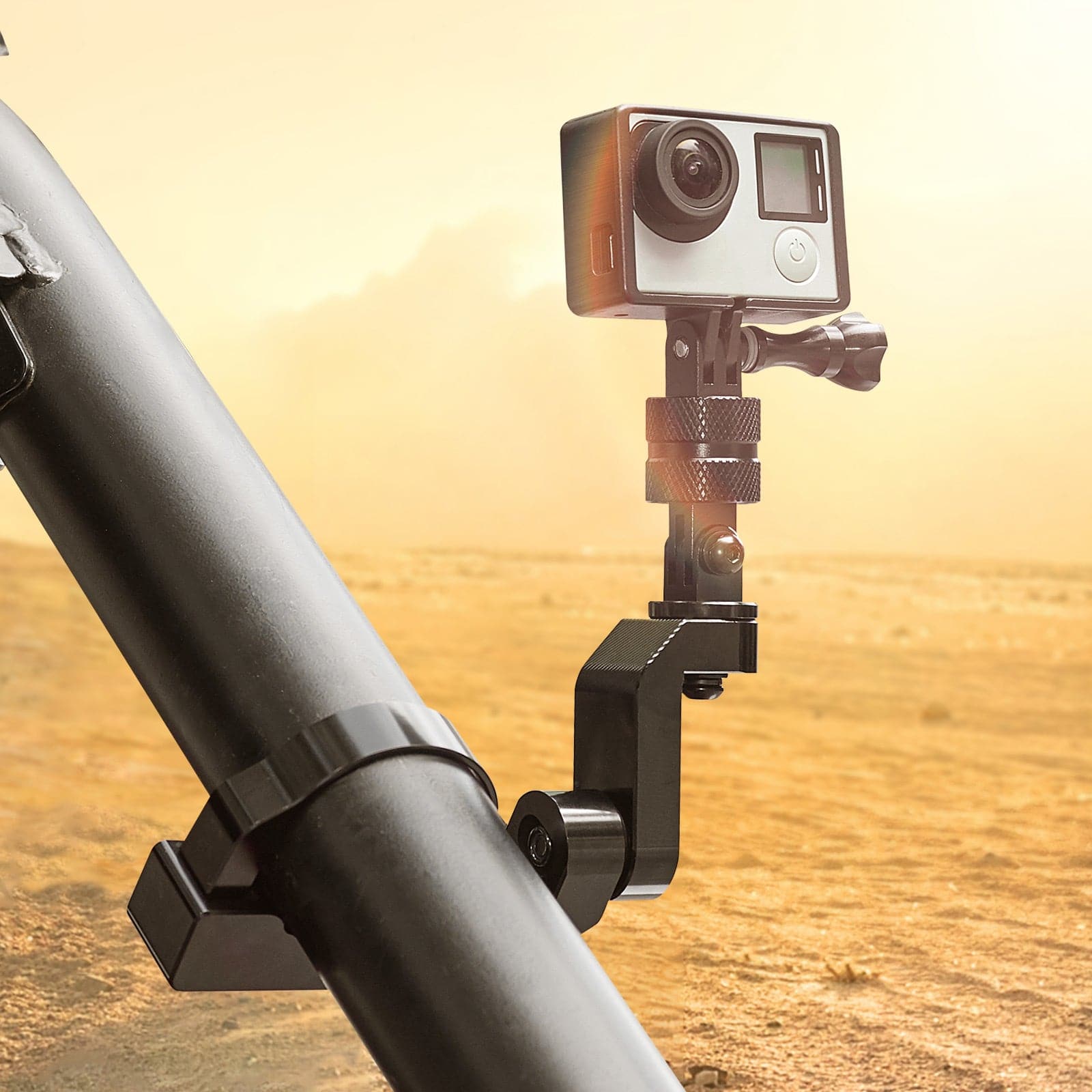 Photo of Universal GoPro Roll Bar Mount by Kemimoto - Premium for UTVs / Side by Sides