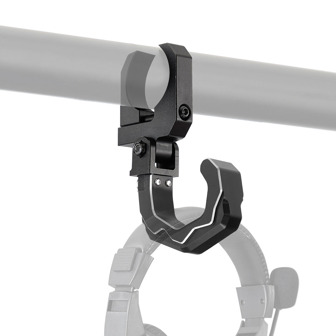 Photo of UTV Roll Cage Helmet Hook fit 1.6"-2" Roll Bar for Polaris, Can-Am, Kawasaki by Kemimoto - Premium for UTVs / Side by Sides