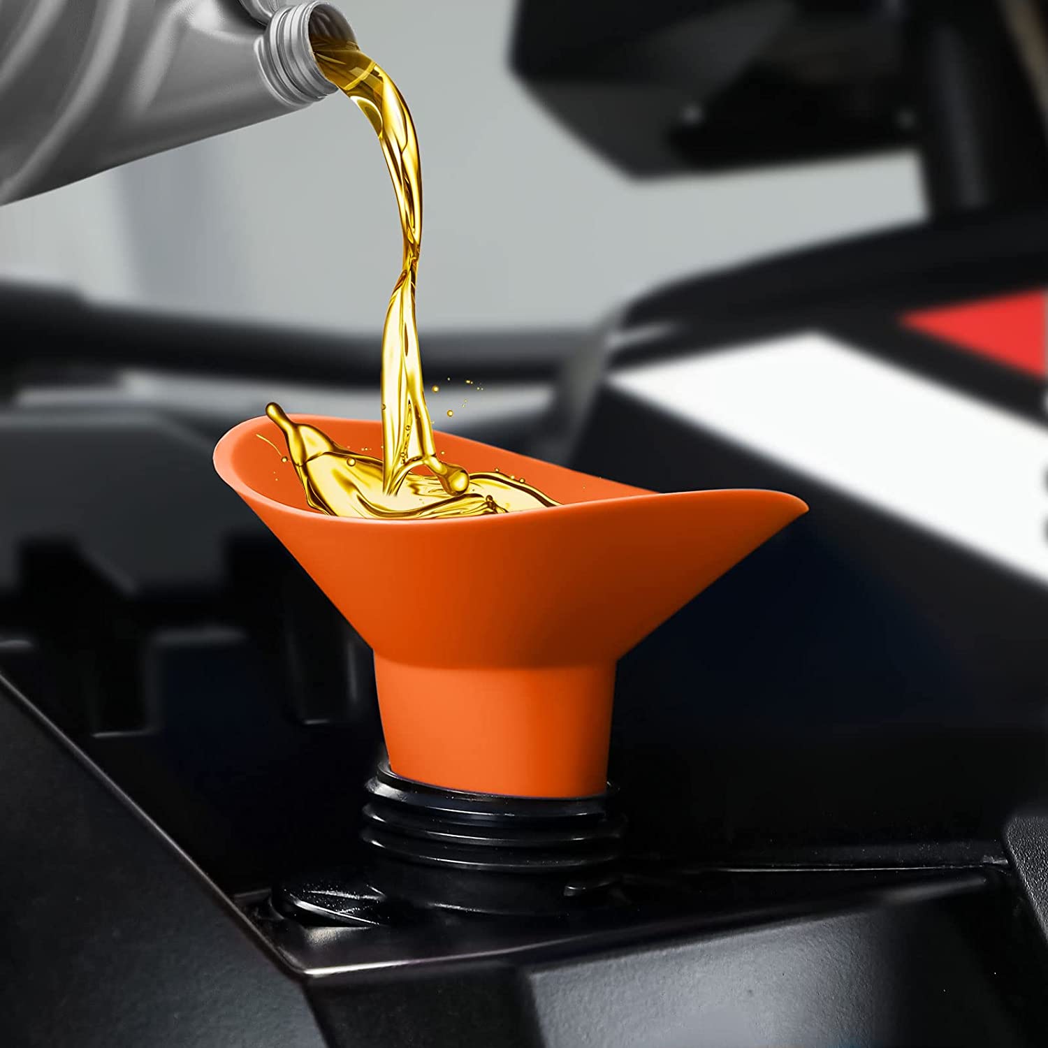 Photo of Oil Funnel For Can-am Maverick X3 Defender by Kemimoto - Premium for UTVs / Side by Sides