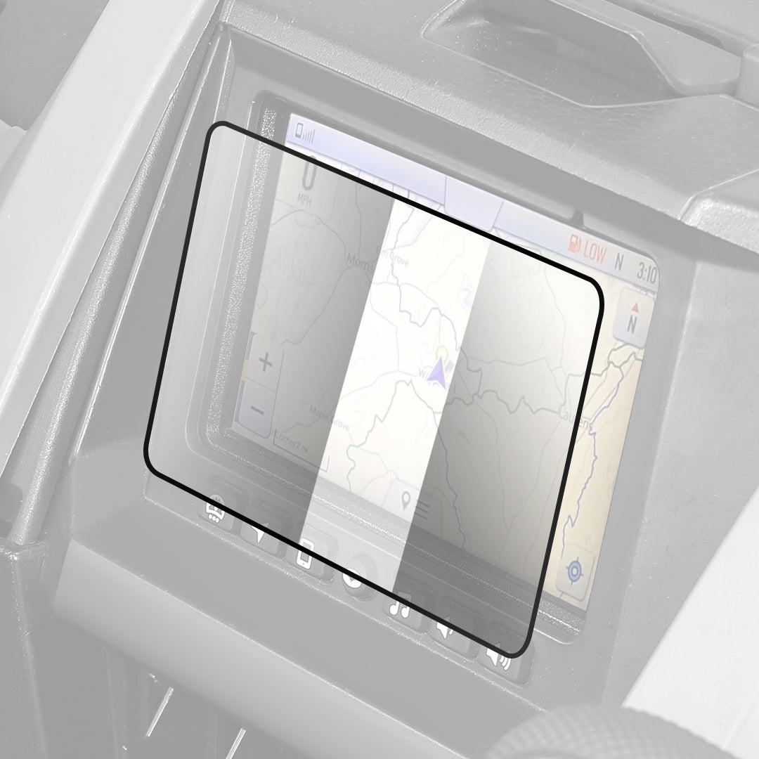Photo of Tempered Glass Screen Protector for RZR /Ranger /General /Slingshot /Xpedition by Kemimoto - Premium for UTVs / Side by Sides