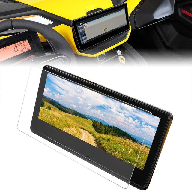 Photo of Screen Protector 10.5" × 4.9“ for Can-Am Maverick R | Ski-Doo by Kemimoto - Premium for UTVs / Side by Sides
