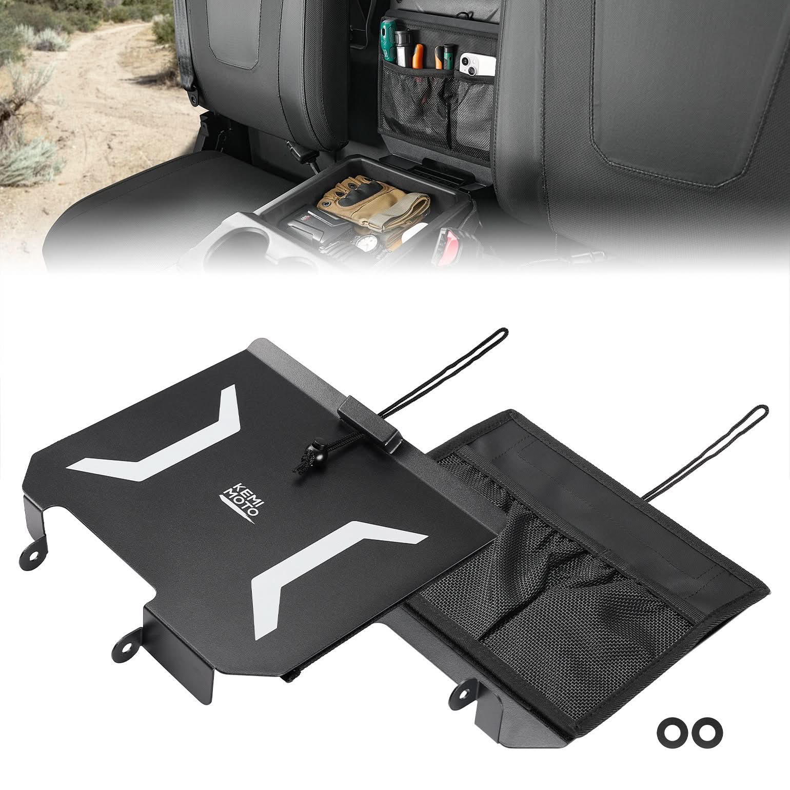 Photo of UTV Center Console Cover No Drilling Rust-proof for CFMOTO UFORCE 1000 by Kemimoto - Premium for UTVs / Side by Sides