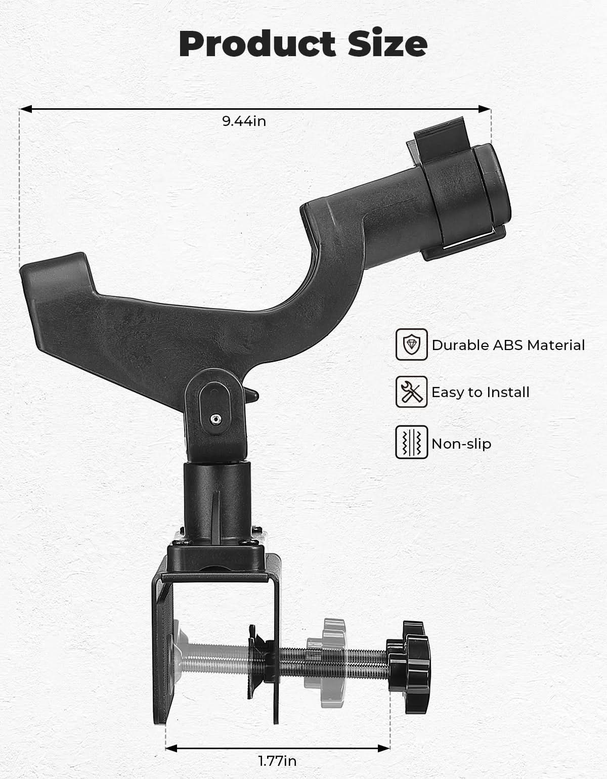 Photo of Kemimoto Fishing Rod Holders for Boat by Kemimoto - Premium for UTVs / Side by Sides